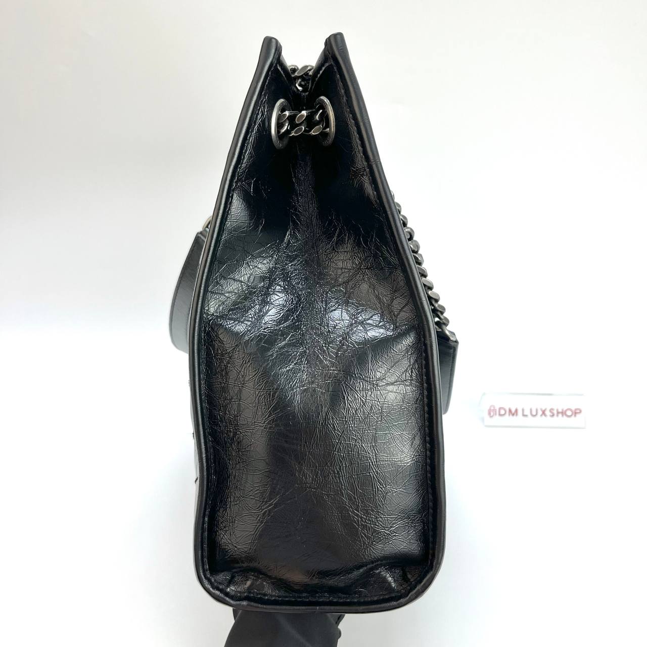 YSL Vintage Niki Shopping Tote Black