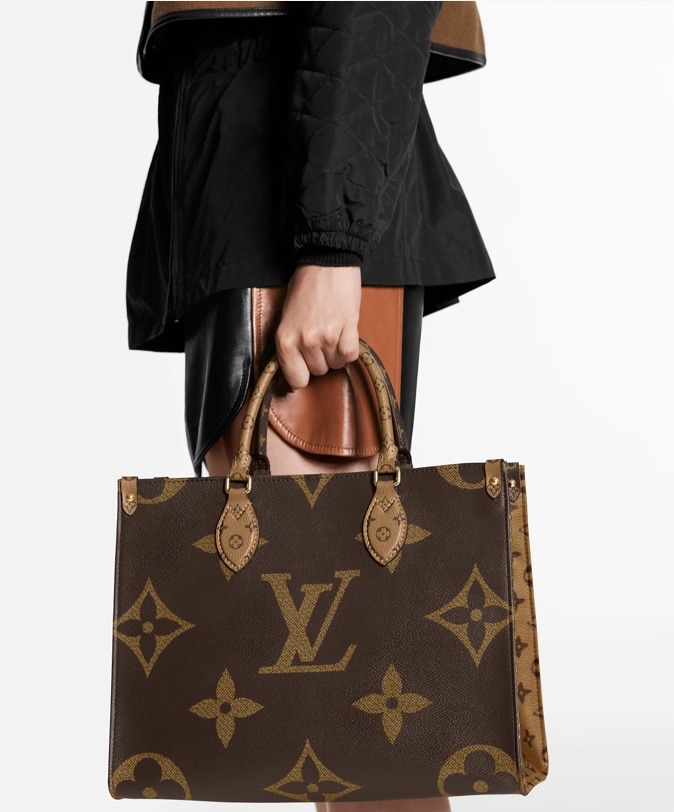 LV Onthego MM Monogram 雙色手挽袋 VIP Gift