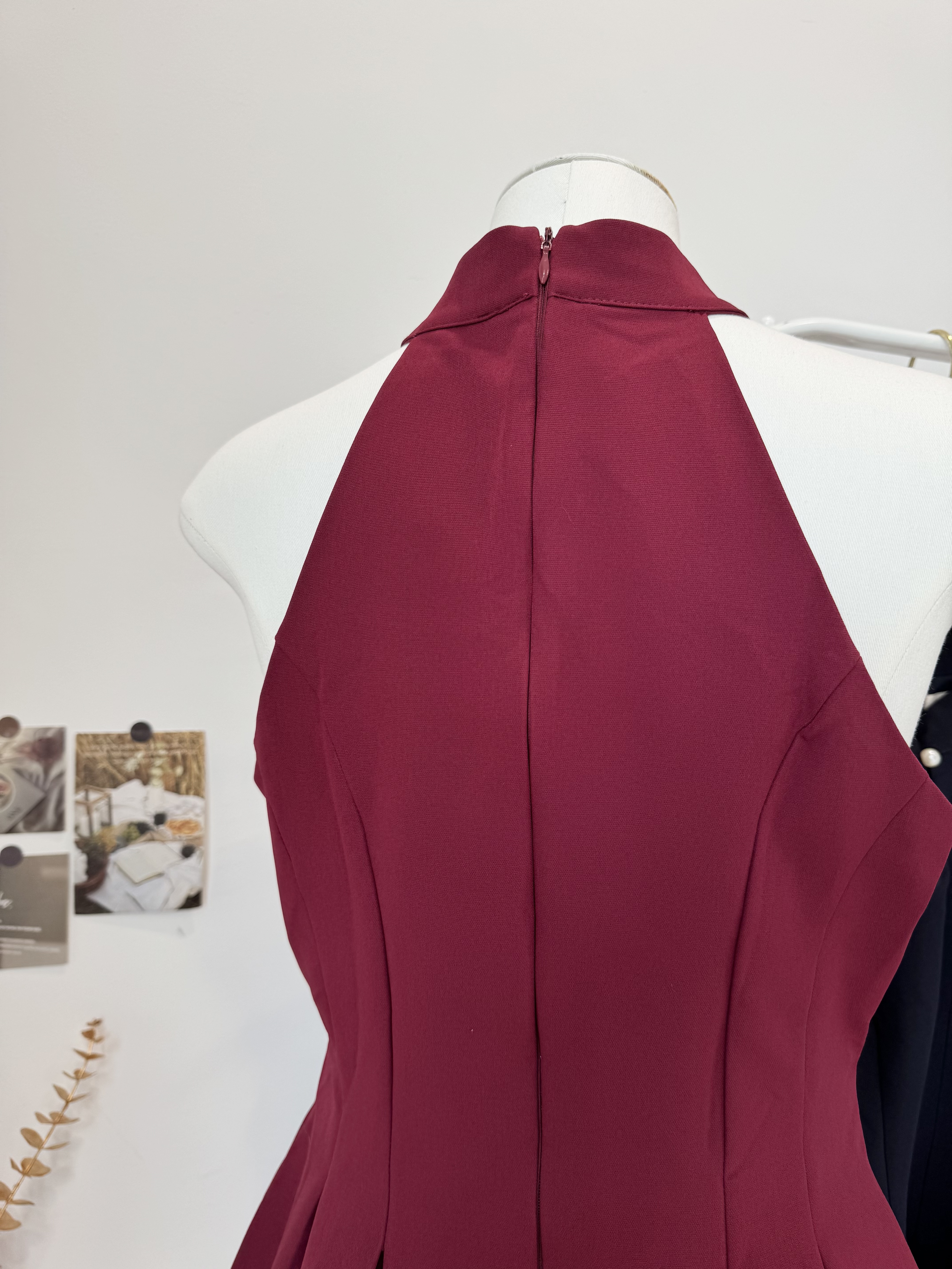 Jade Grace Halter A-Line Flare Dress锦色年华.气质简约挂脖连衣裙(3 colours)Premium Quality