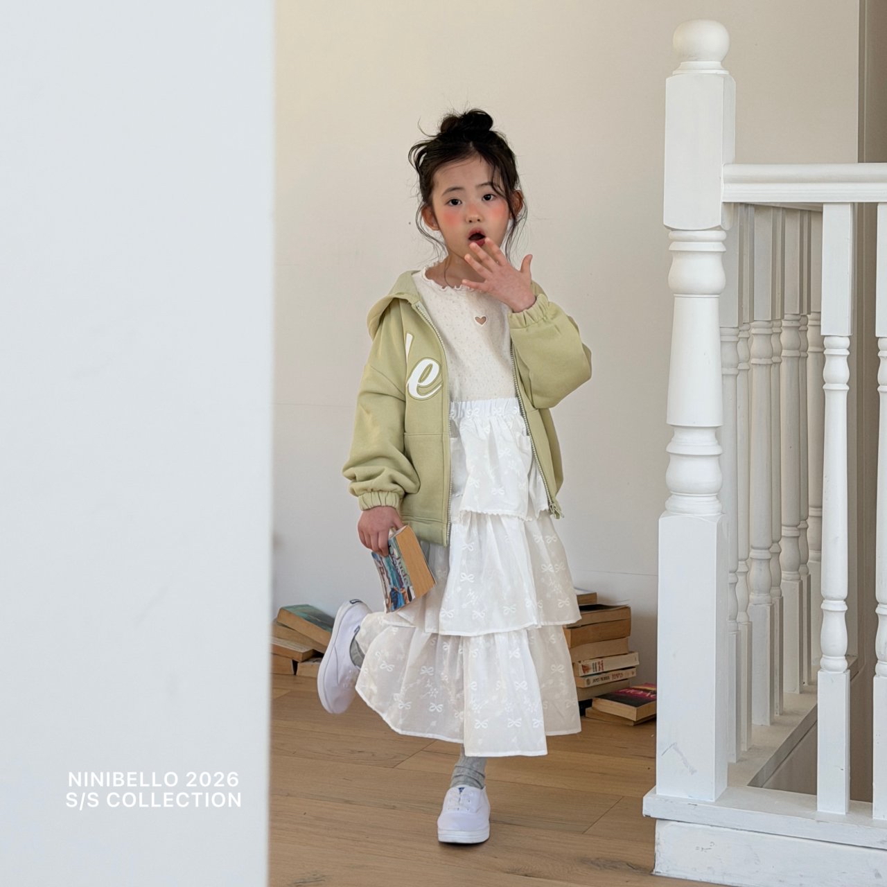 Ninibello | Hoodie 親子(Green L110-120/Adult)