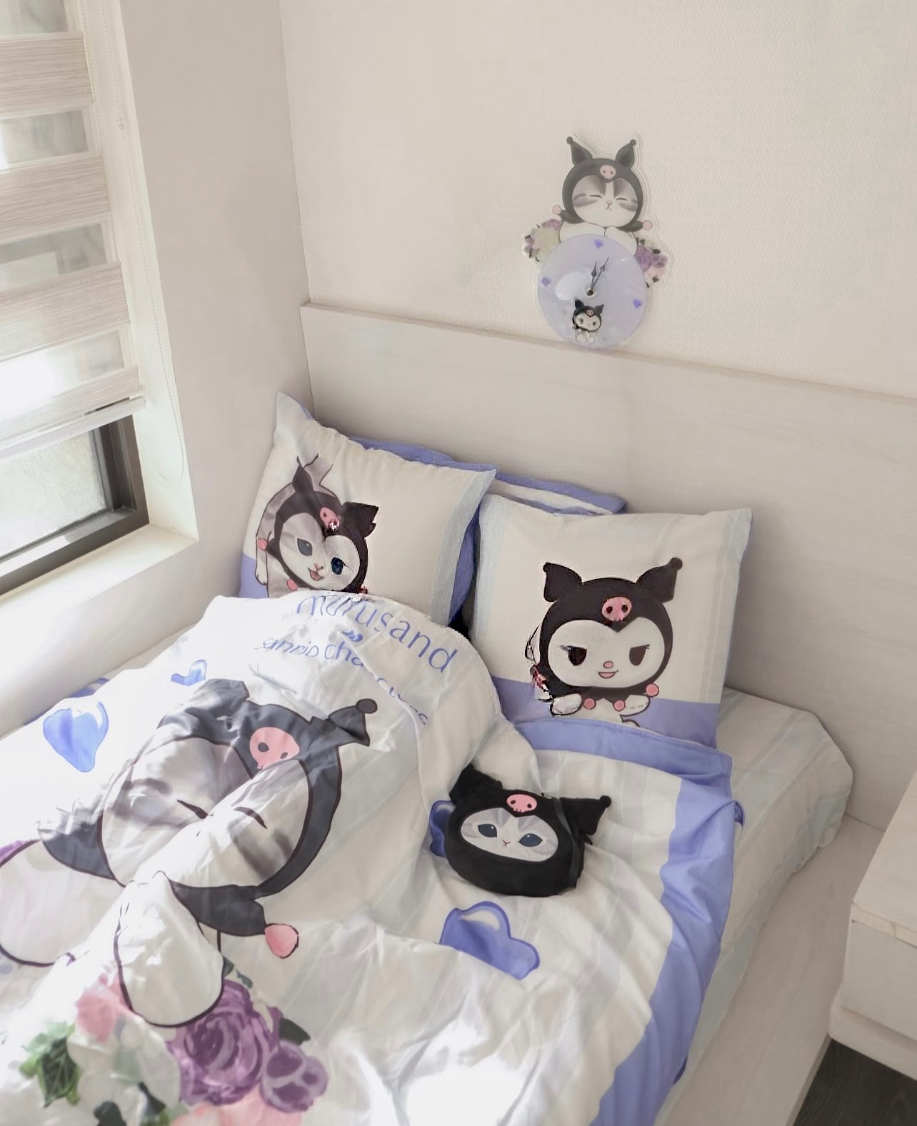 🇹🇼台灣超商限定 Mofusand x Kuromi 法蘭絨柔纖暖被