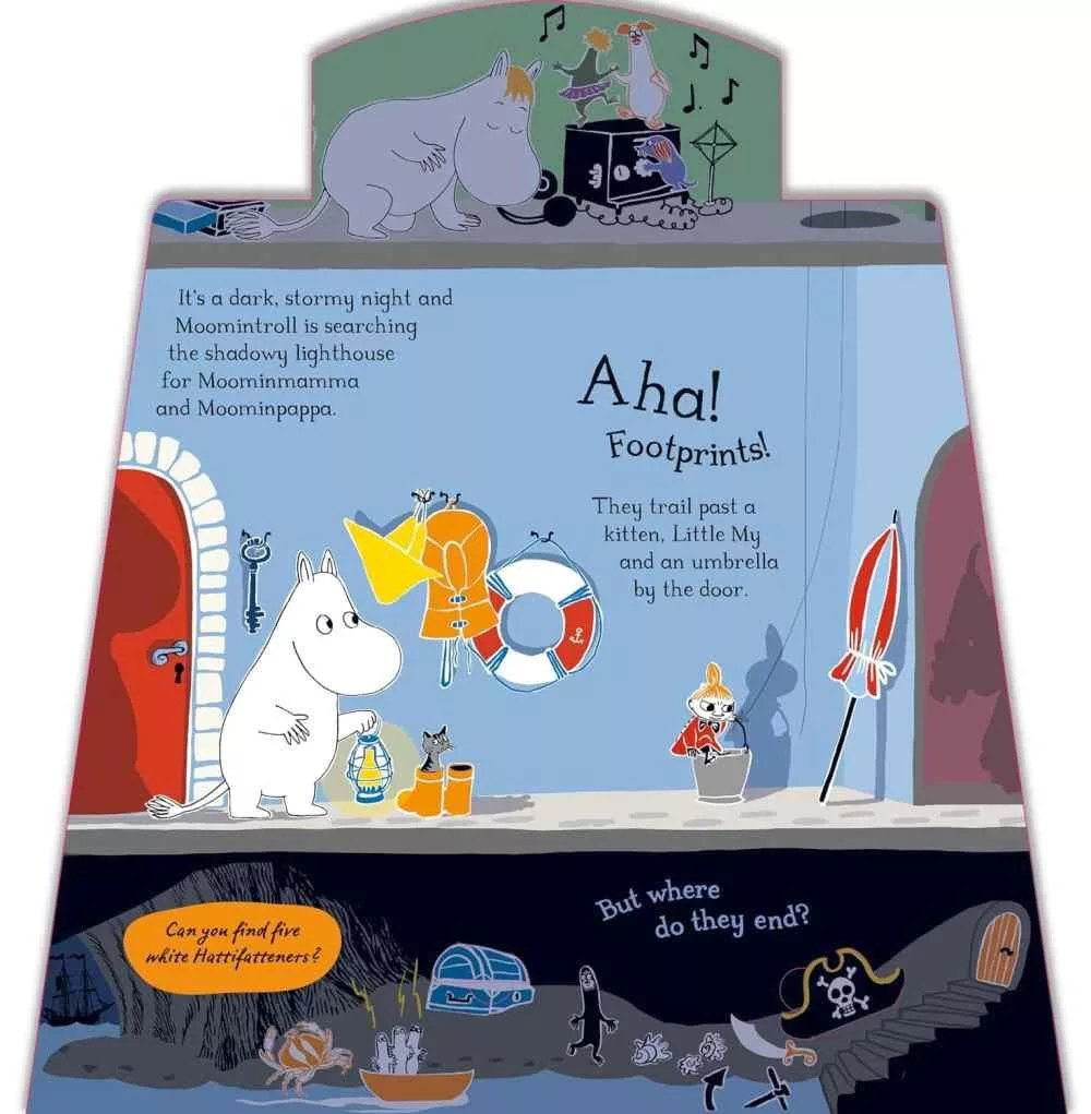 In the Moominhouse + In the Lighthouse（Moomin Shaped Board Book 1+2）