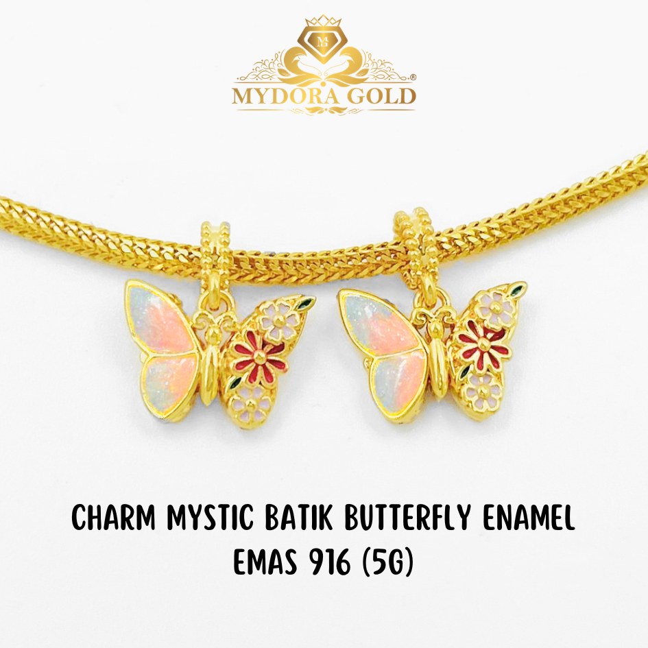 MYDORA Charm Mystic Batik Butterfly (5G) l EMAS 916/22K