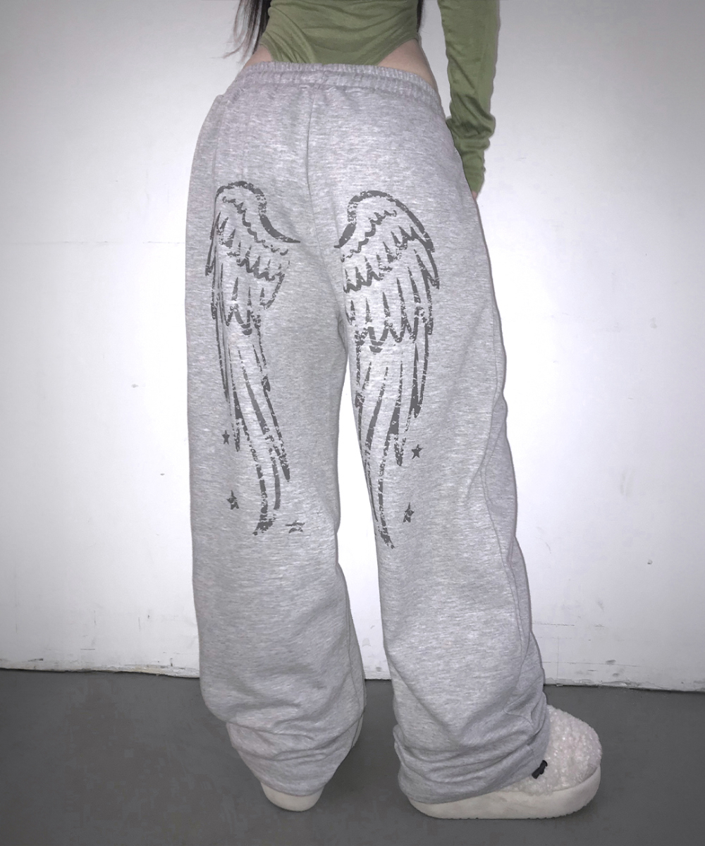 Angel Wings Wide Sweatpants