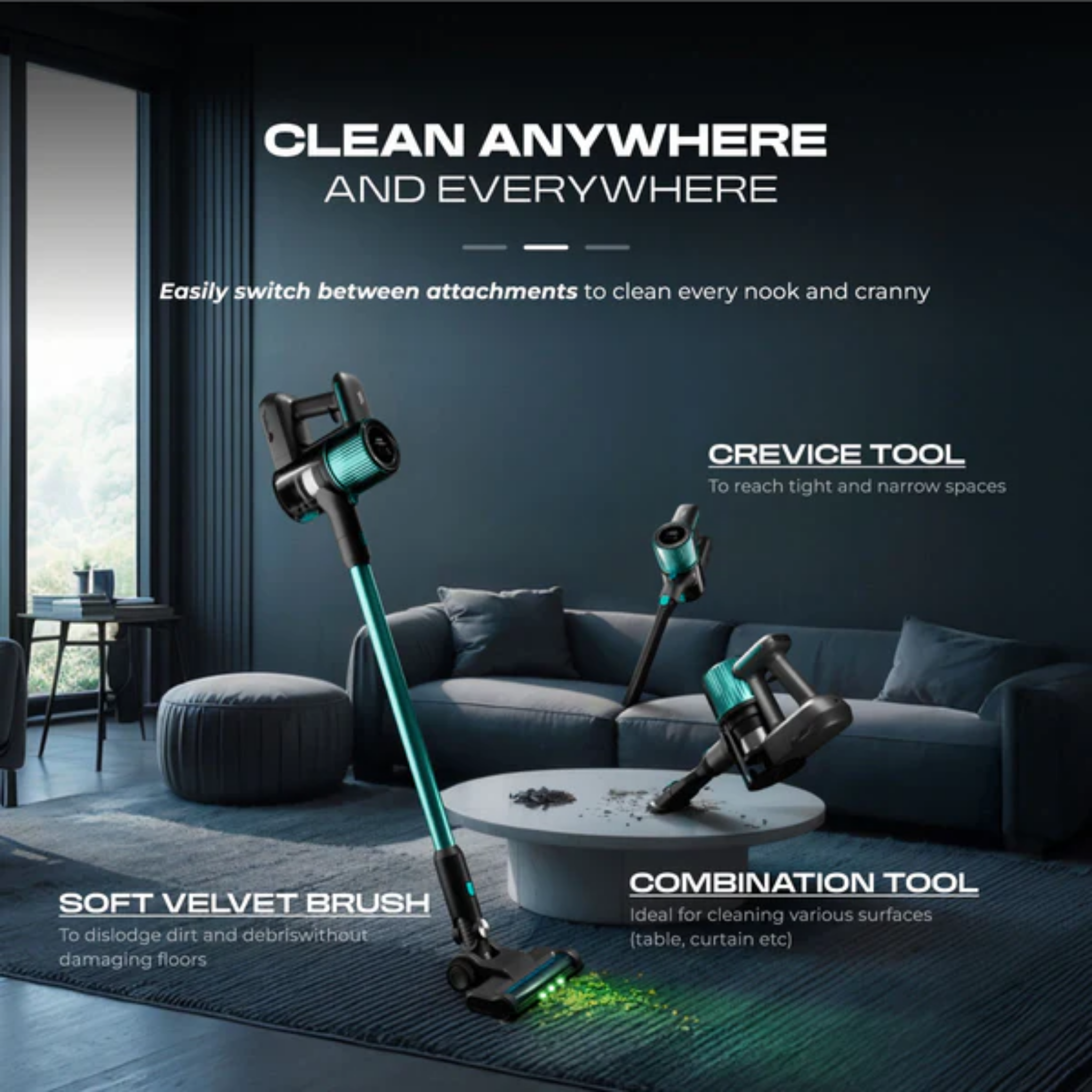 Russell Taylors Cordless Vacuum Cleaner (V2X)