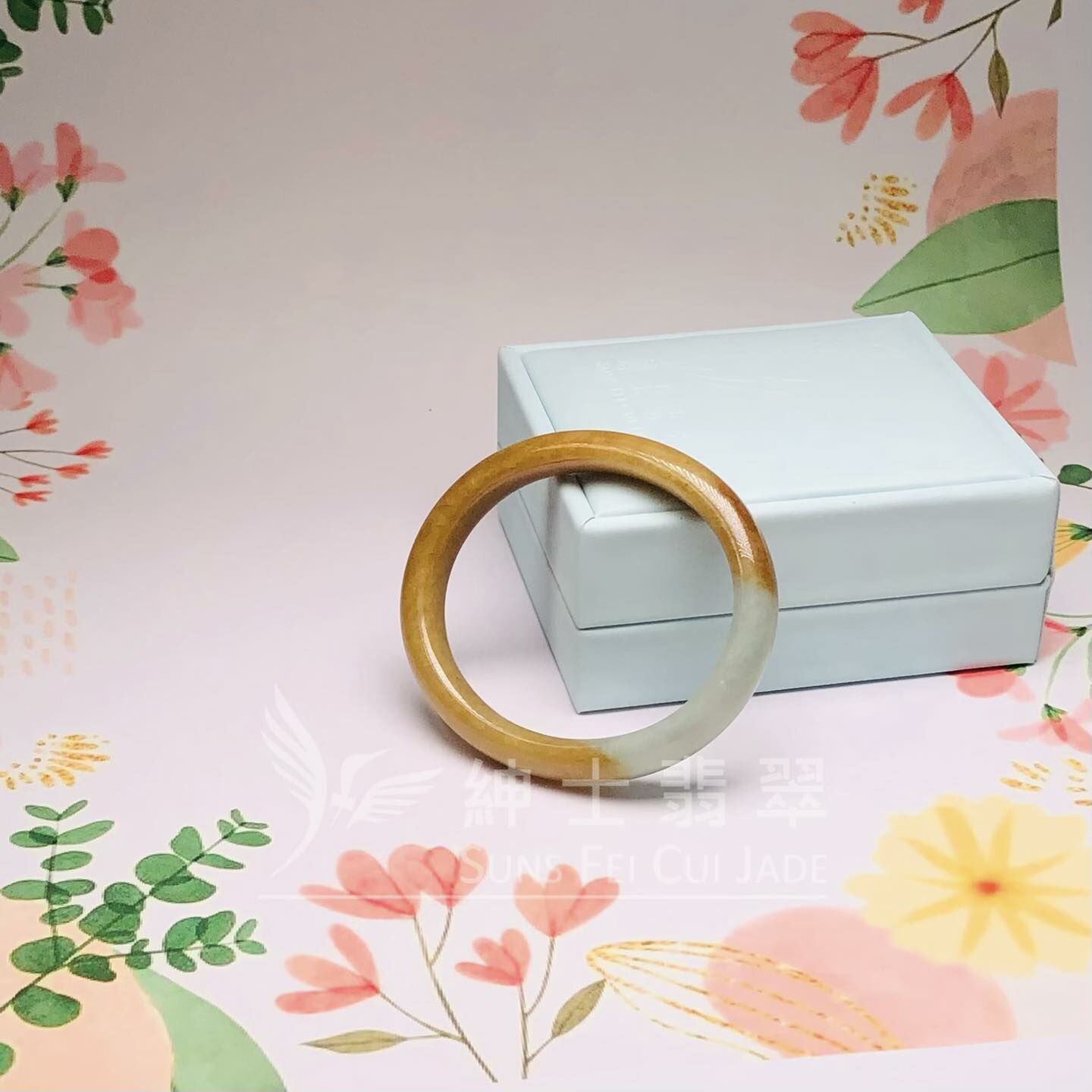 大馬坎翡色貴妃鐲53.3mm