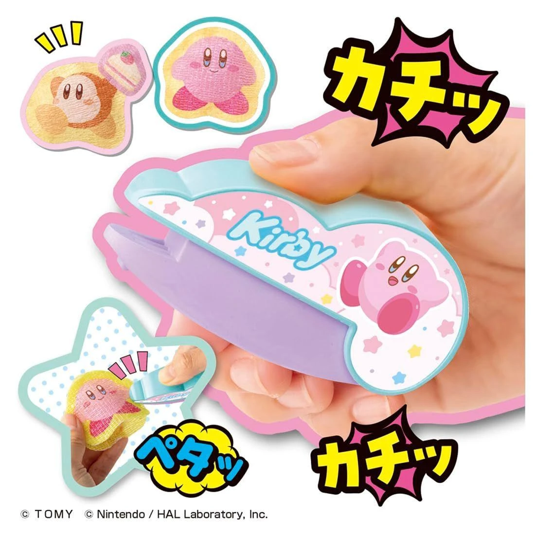 TAKARA TOMY 星之卡比 Kirby Oh! マイコット 按壓式手作吉祥物 DIY玩具 YLW2015