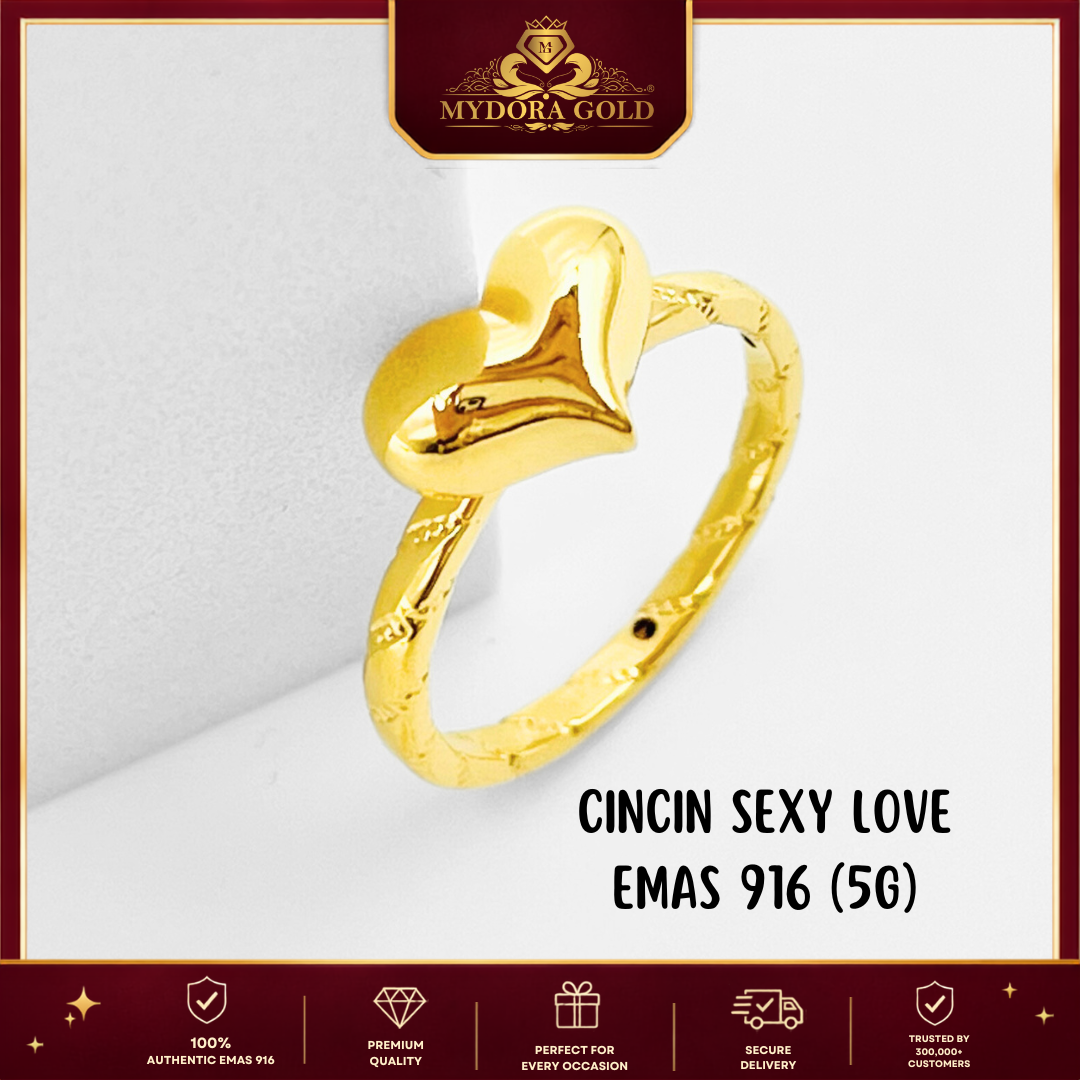 MYDORA Cincin Sexy Love (5G) l EMAS 916/22K