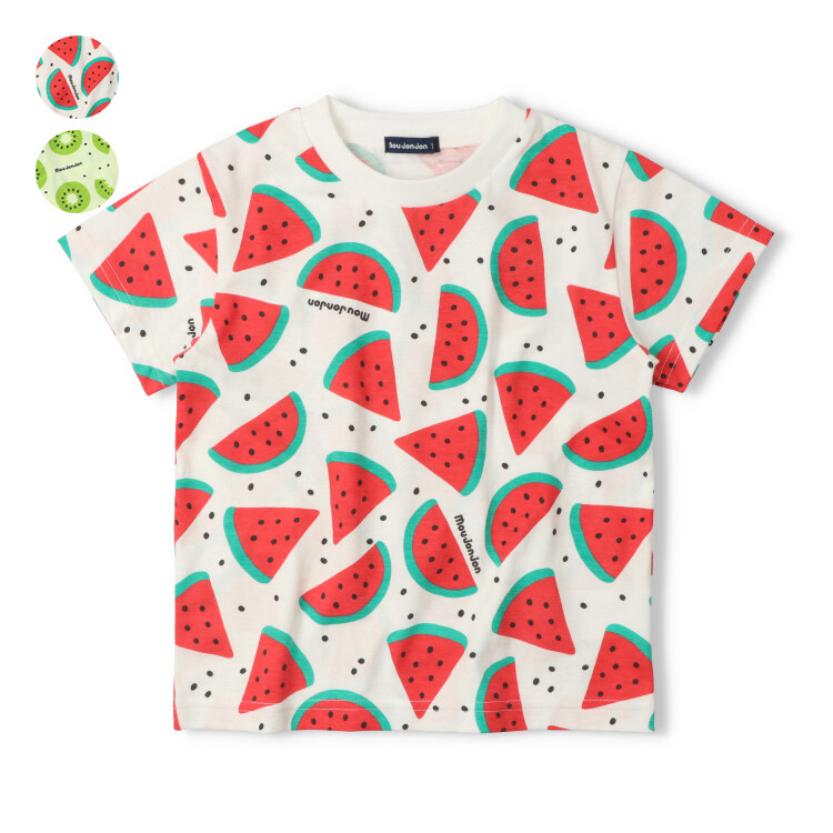 🆕【⭐訂購⭐】  日本直送🌀西瓜🍉 / 奇異果🥝印花 #日本製 短袖Tee🌀[ELDA-0011][260502]
