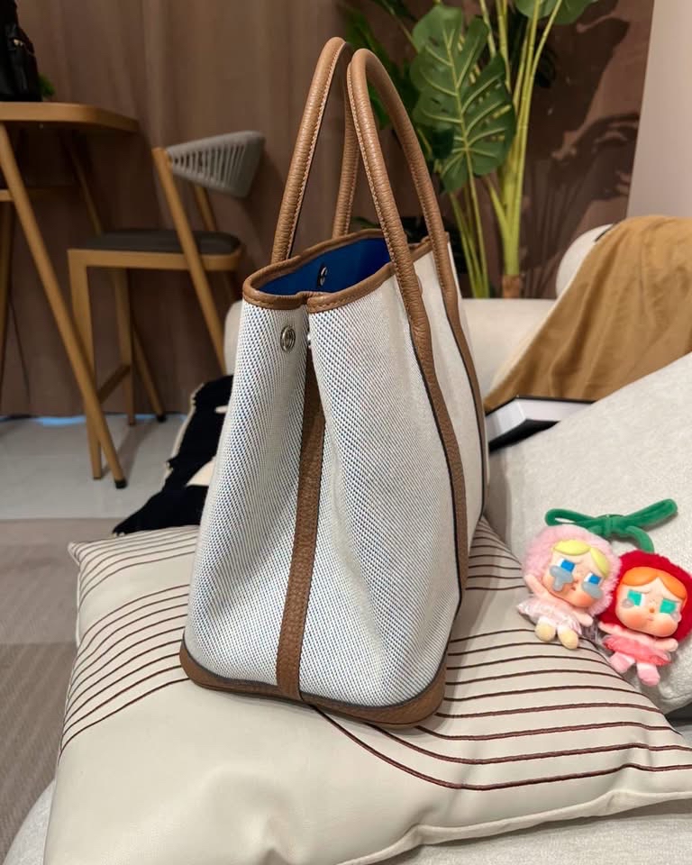 Hermes garden party 36,STAMP Z 100%Authentic,98%new ✅Dust bag