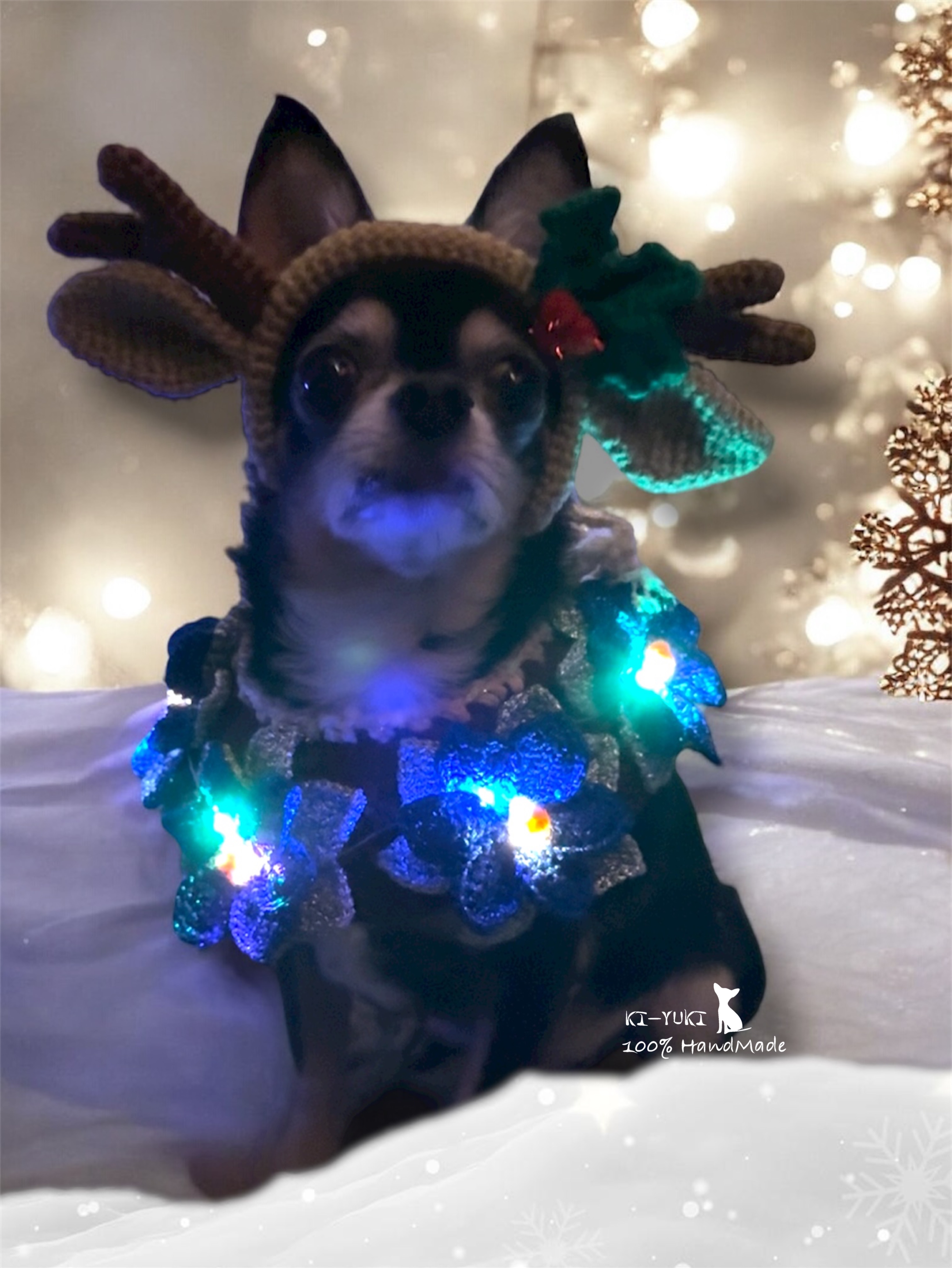 原創手作 聖誕禮物 寵物聖誕頸飾