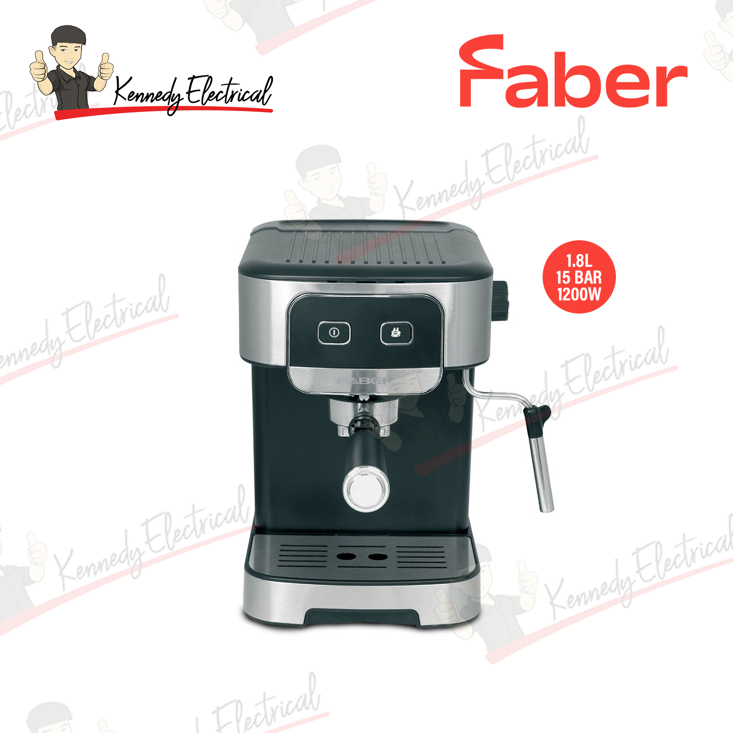 Faber 1.8L Retro Coffee Machine FCM 1815