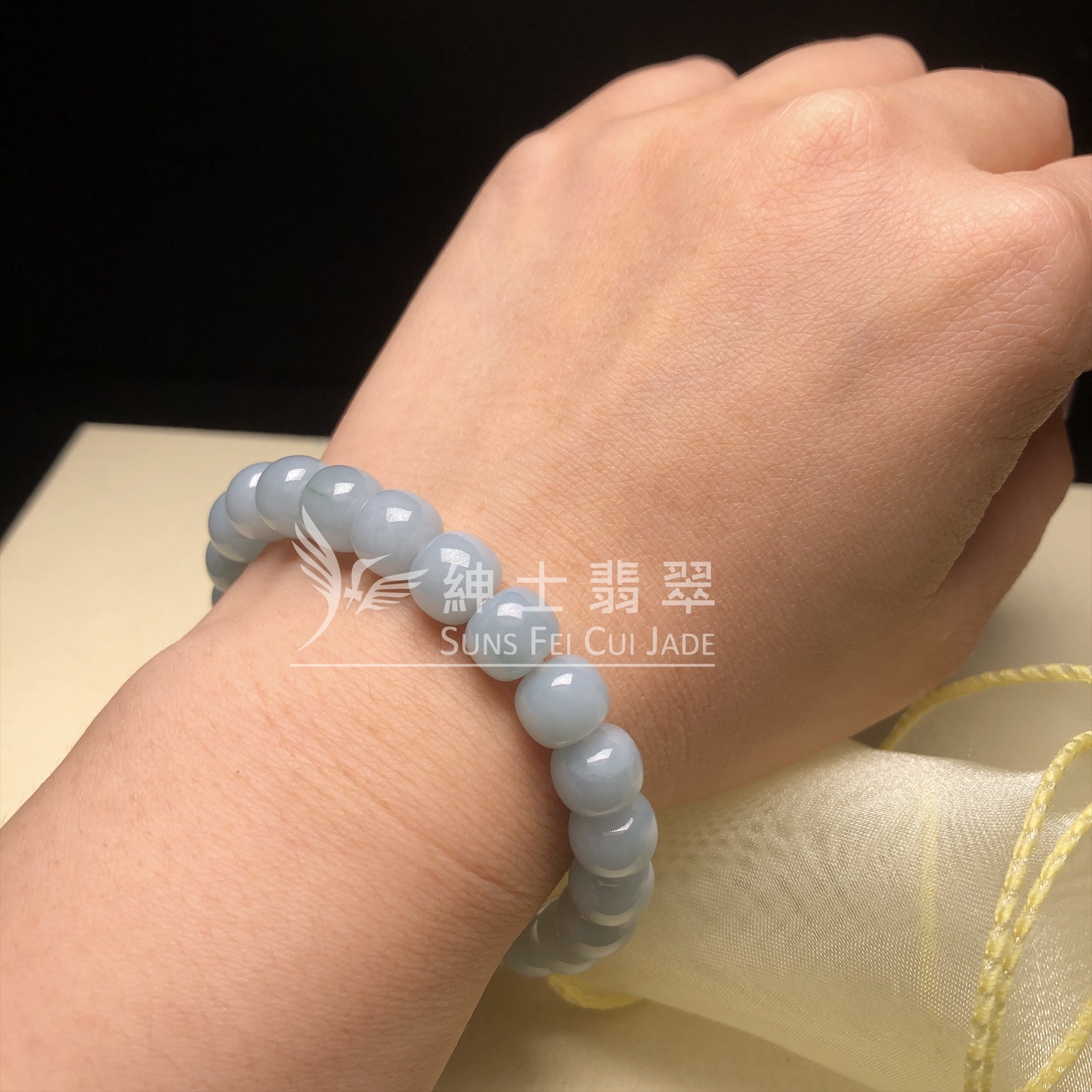 天藍桶珠手串  CA00520