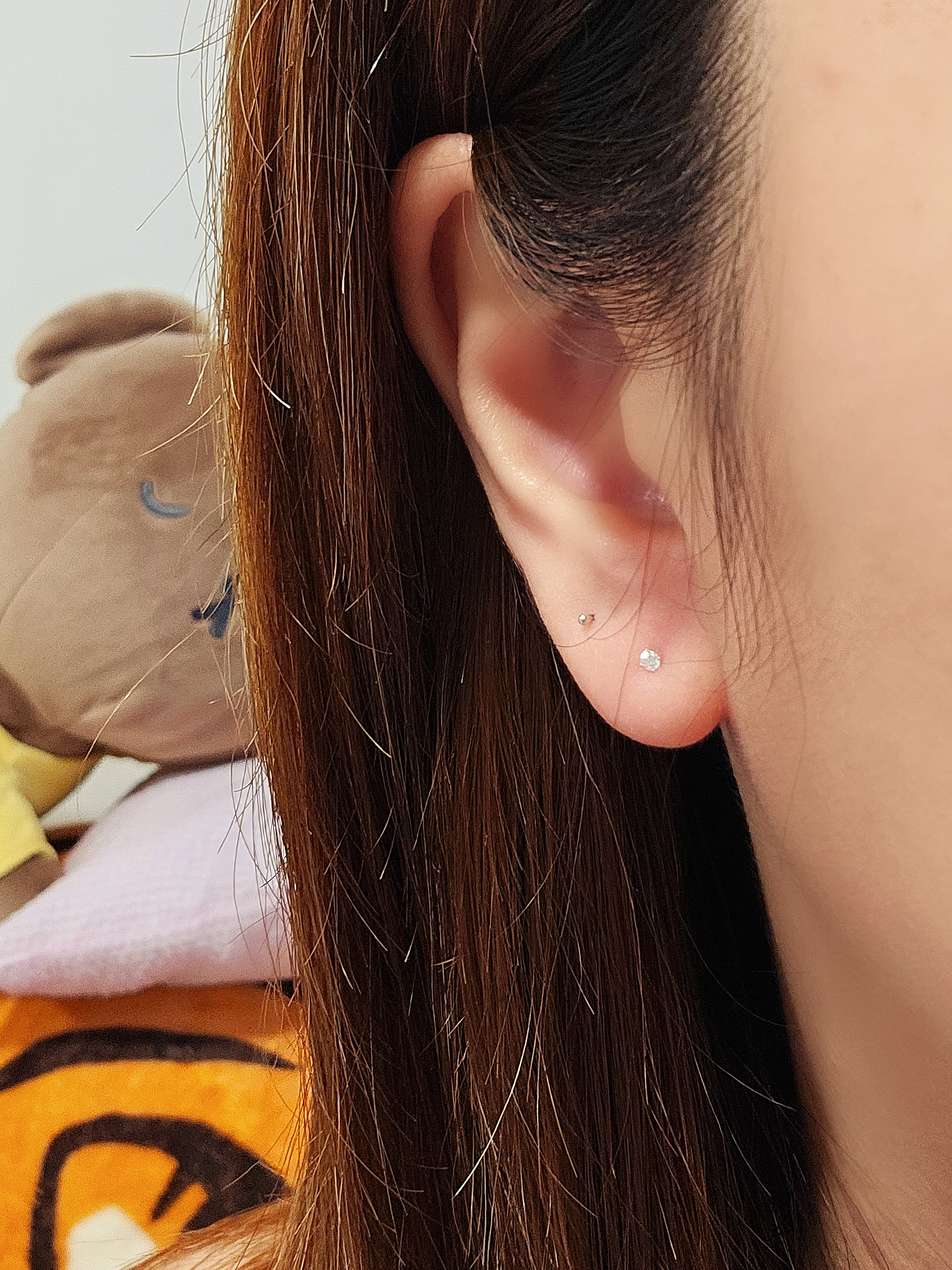 S925 - EA0003 (6mm) Austria Crystal Stud Earrings