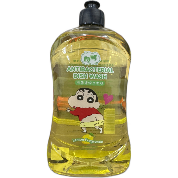 wayway除菌濃縮洗潔精檸檬蠟筆小新