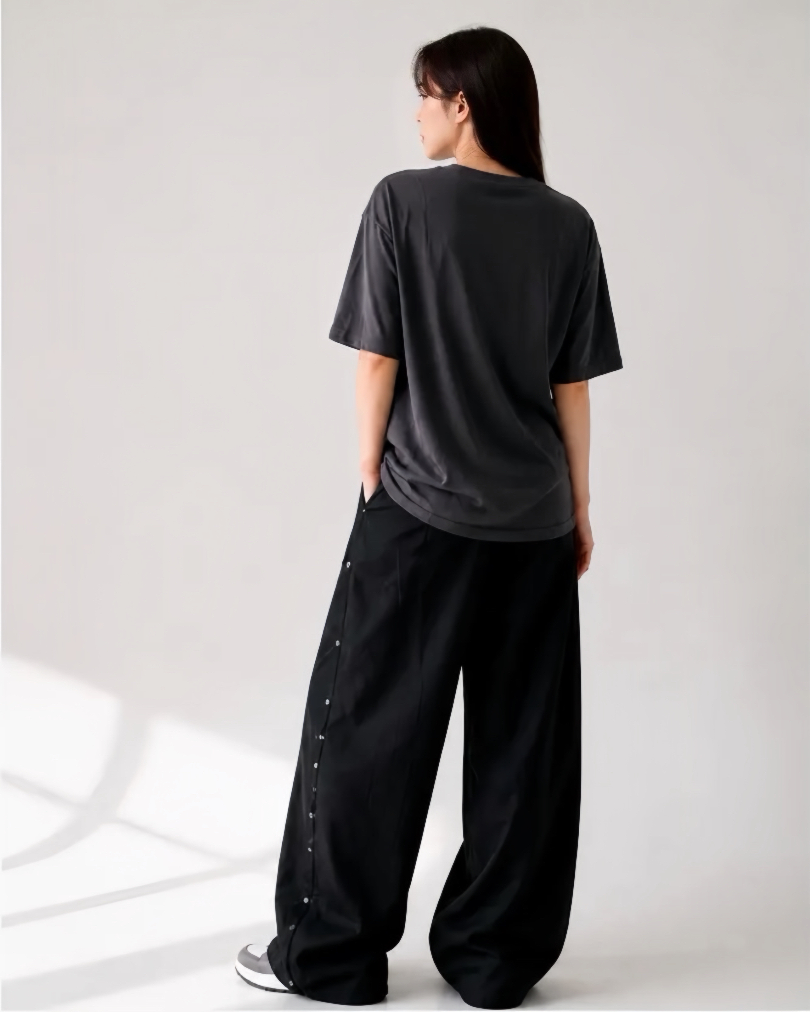 Vintage Wash Graphic Oversized Tee⁠