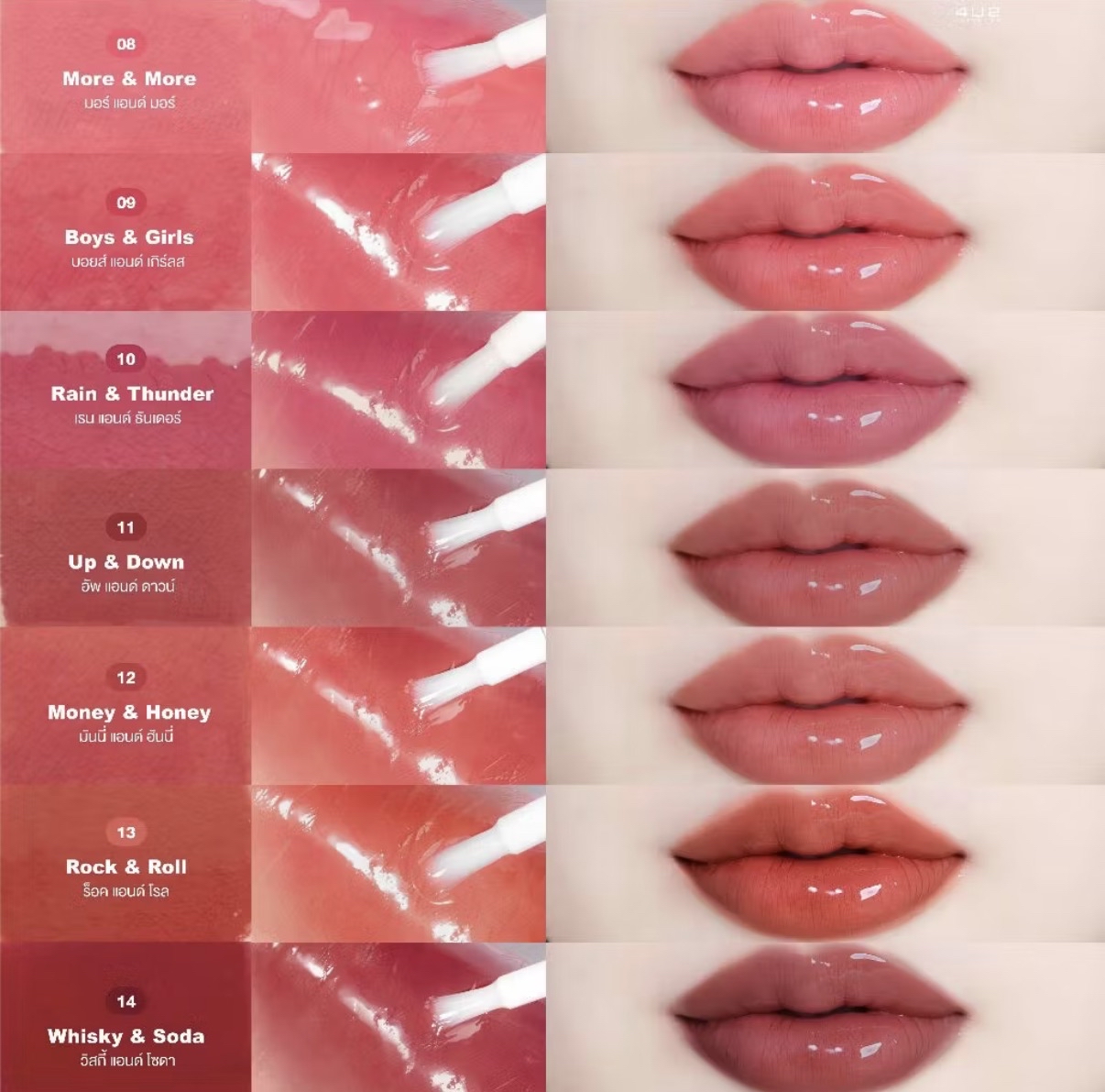 4U2 Matte & Gloss Lip 雙頭唇釉