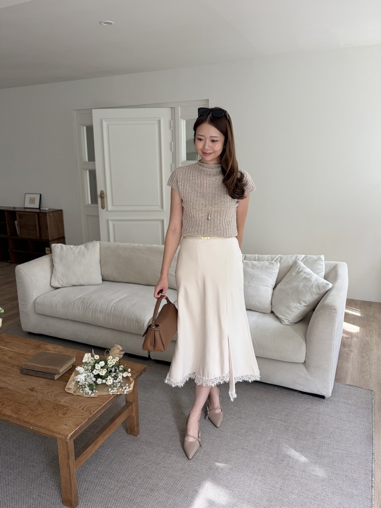 Soft Tones Cashmere Knit (Oatmeal)
