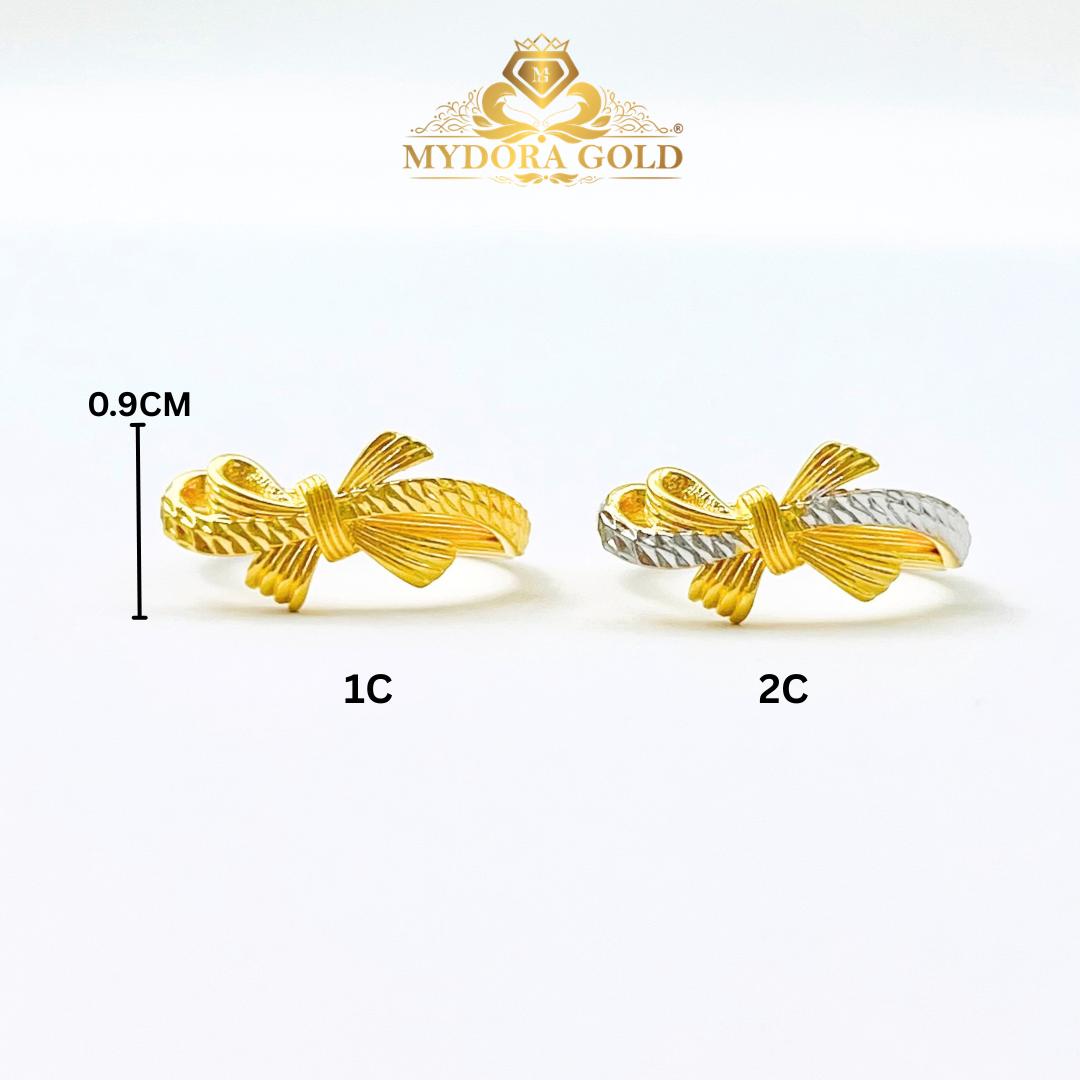 MYDORA Cincin Stylish Ribbon (5G) l EMAS 916/22K