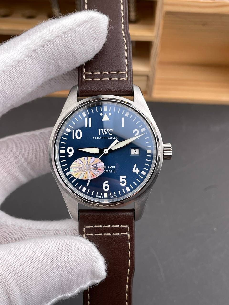 IWC 万国马克十八 蓝盘小王子/40mm/9015机✔️