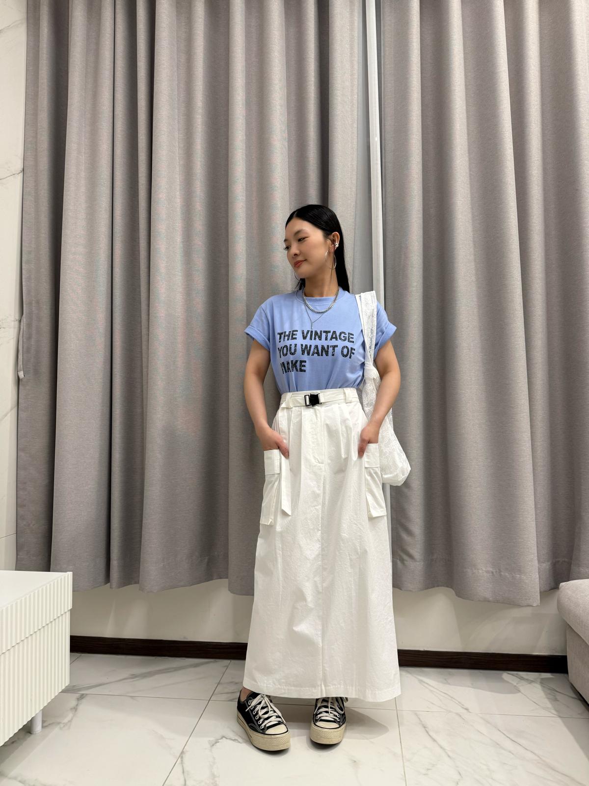 M01 前後擦色英文字Tee