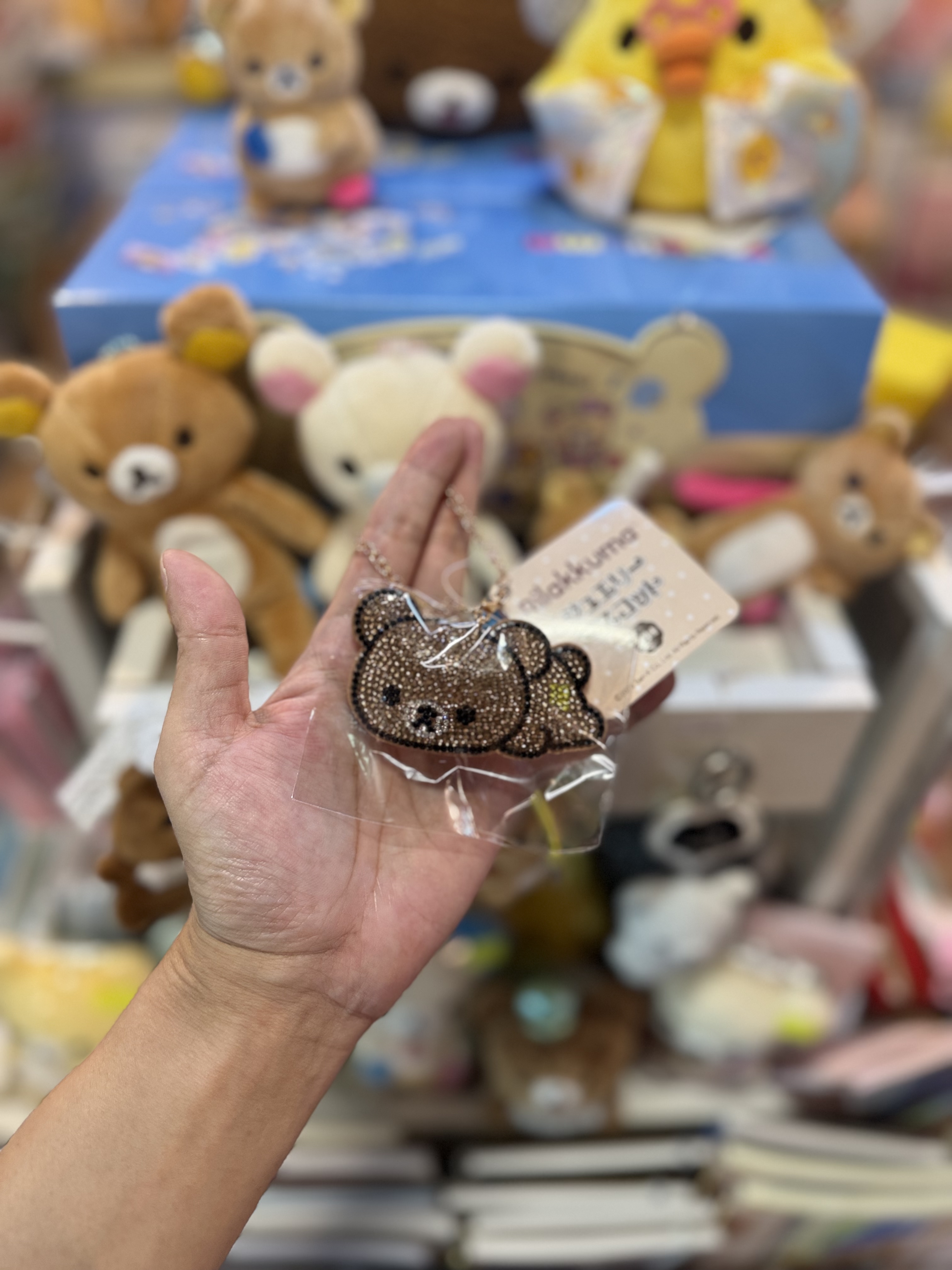 《現貨》全新Rilakkuma 閃石掛飾