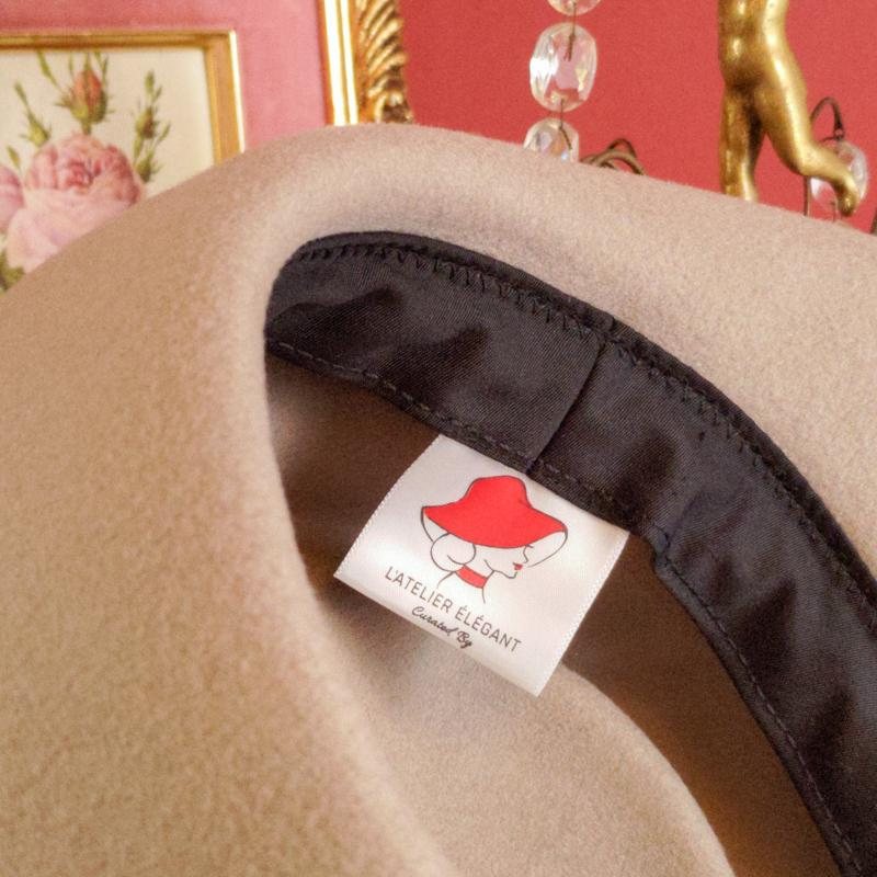 Curated Item: 1940s-Inspired Classic Wool Saucer Hat - Available in Different Colour (LE001)
