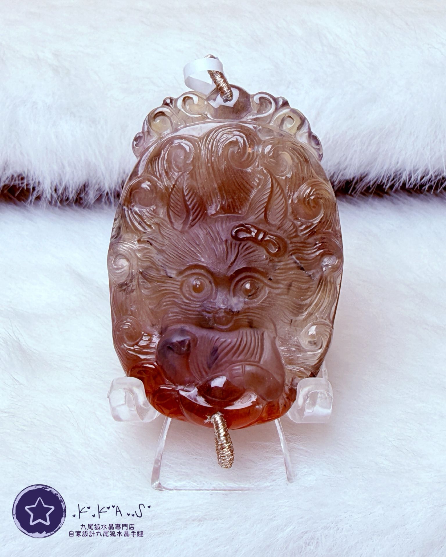 K00205 極光23 女孩九尾狐 - 吊墜/手牌兩用款