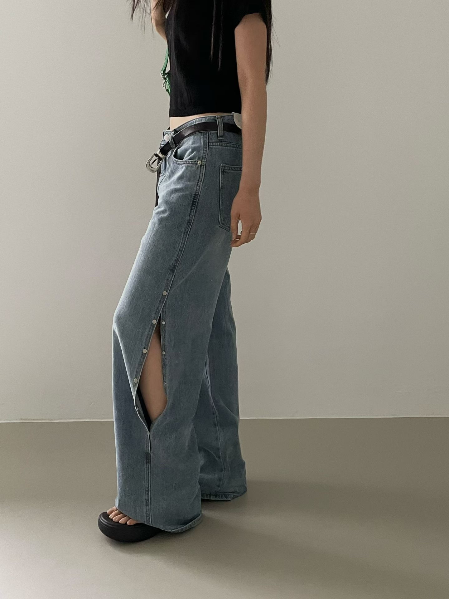 東大門女裝Find | button jeans