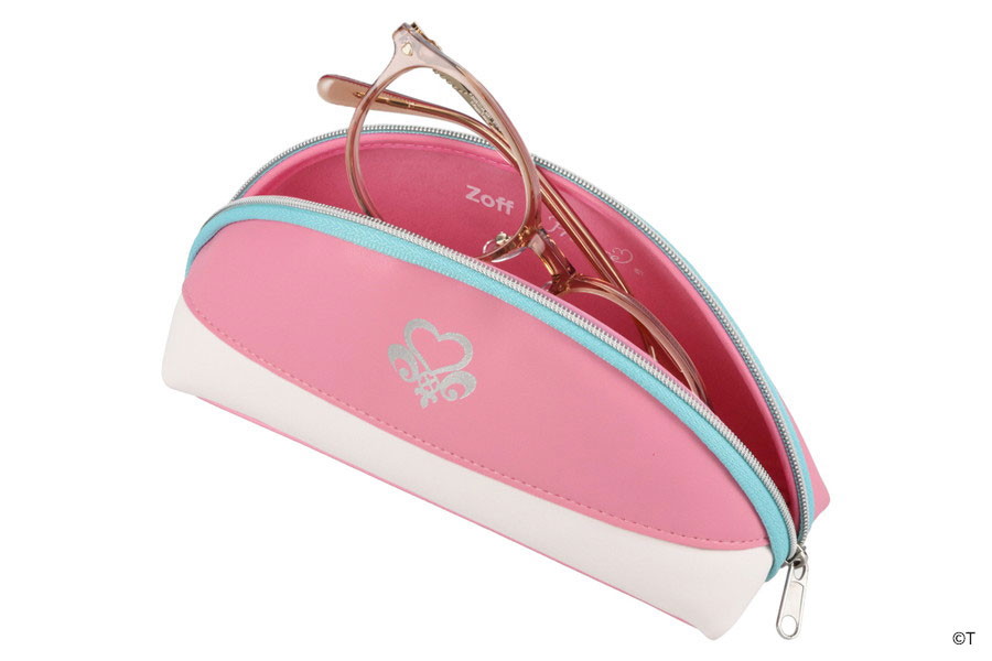 Zoff 光之美少女 PreCure Max Heart 眼鏡連眼鏡布 黑天使＆雪天使 Model #P-PCG1056 [Zoff] (PRE-ORDER) [2026/11]