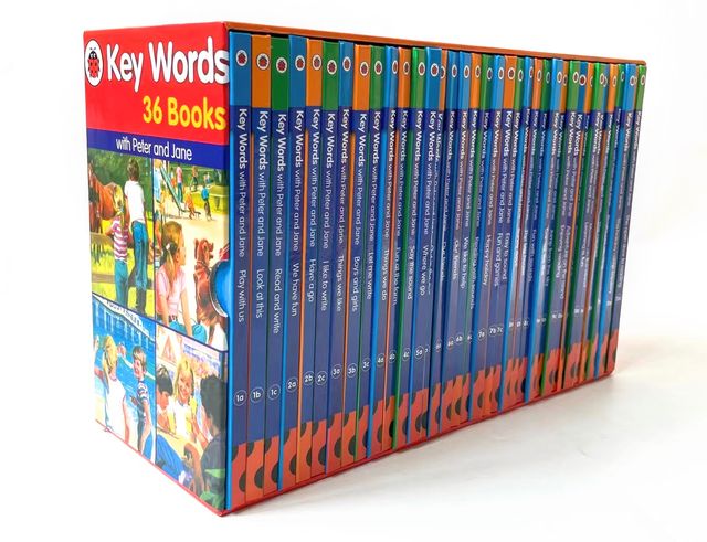 Ladybird Key Words Collection with Peter Jane 1-36 book 英文分級