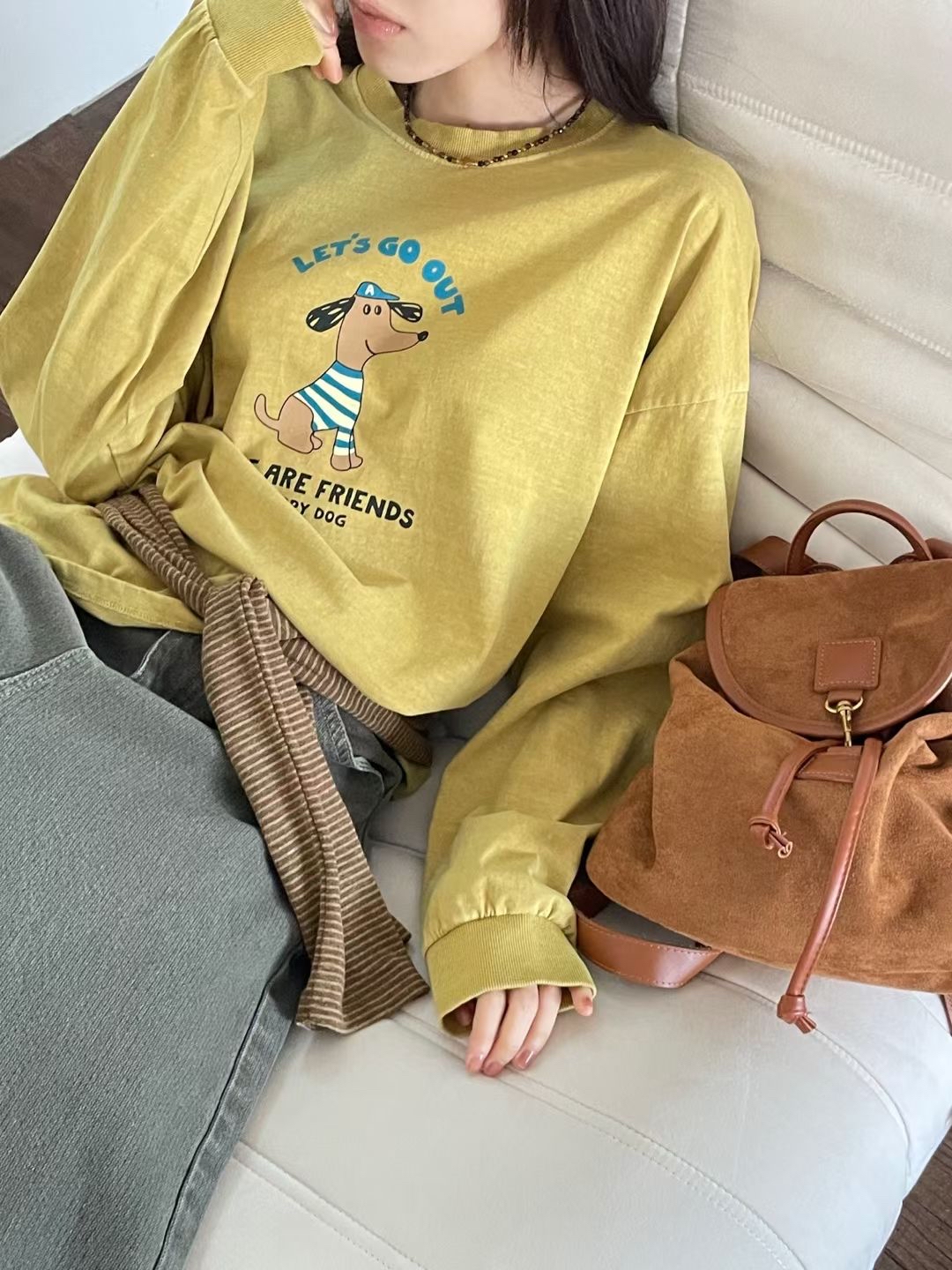 221650 橫間衫狗仔tee