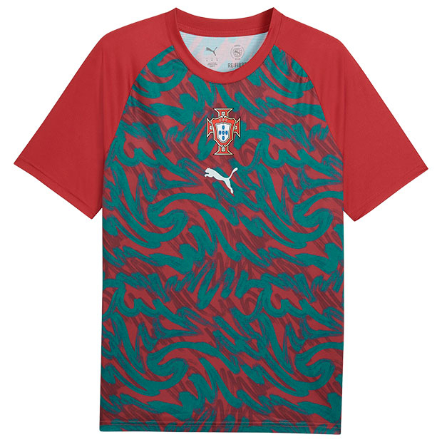 Puma Portugal 葡萄牙 2026-27 紅色賽前熱身球衣 784788 (可加印球員版贊助)