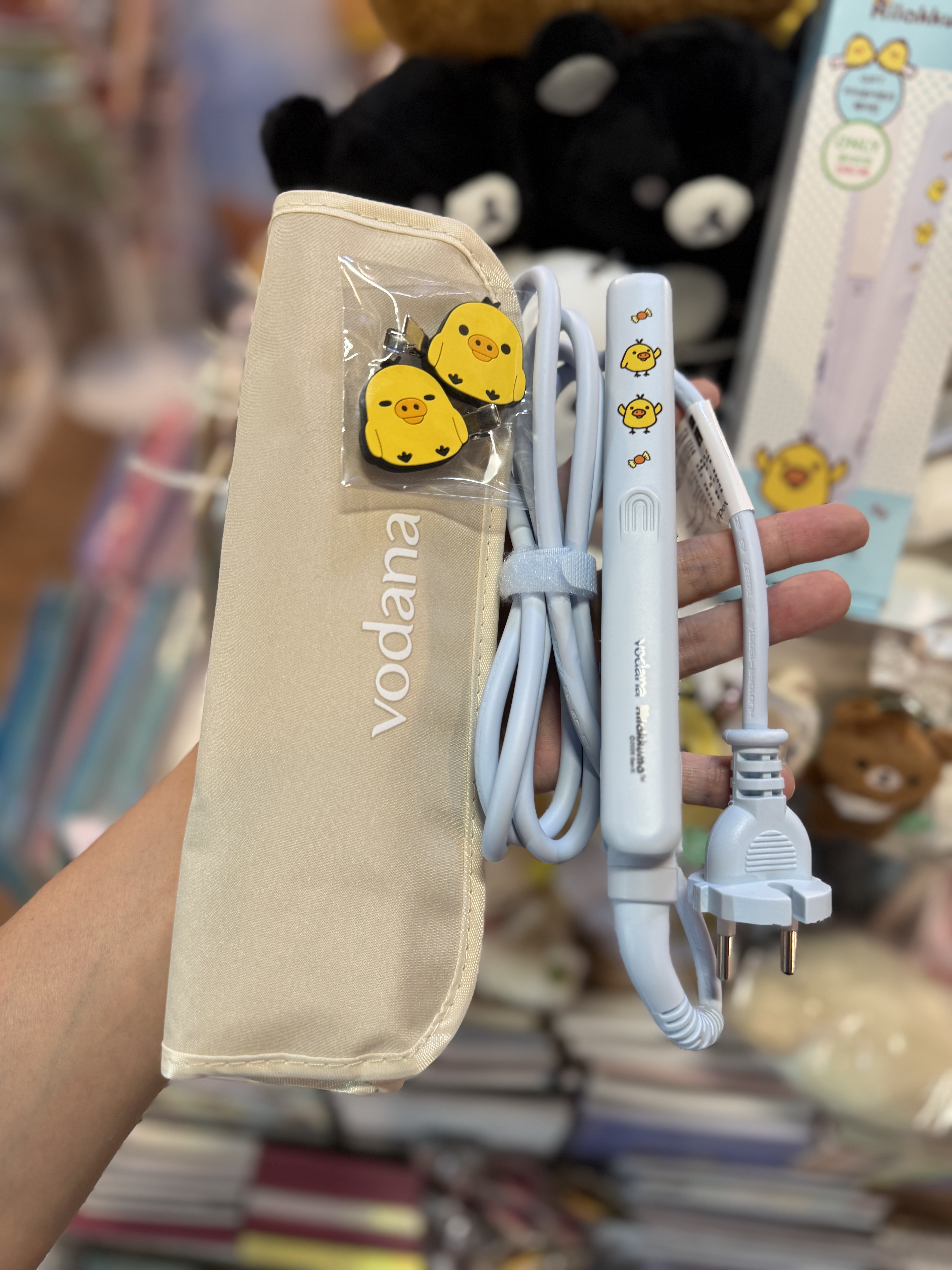 《現貨》全新韓國限定 vodana  x  Rilakkuma 直髮夾 Rilakkuma /小雞款
