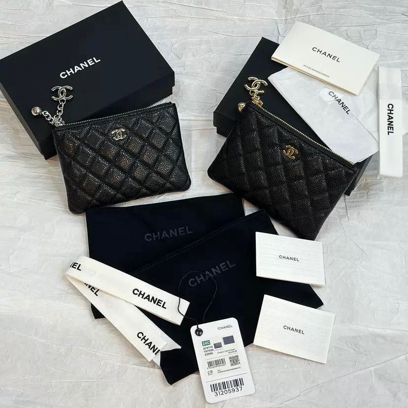 🟥BB00349🟥CHANEL 專櫃贈品真皮散紙包Card Holder