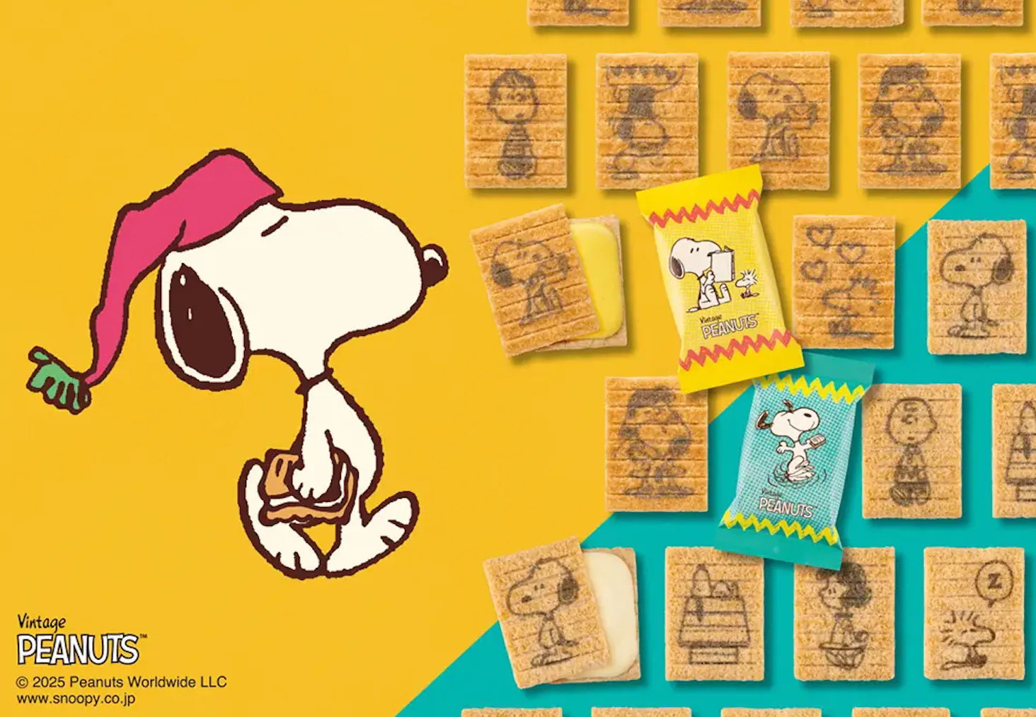 Sugar Butter Tree x Peanuts 原味&蜂蜜紅薯奶油夾心餅 (紙盒) 12入