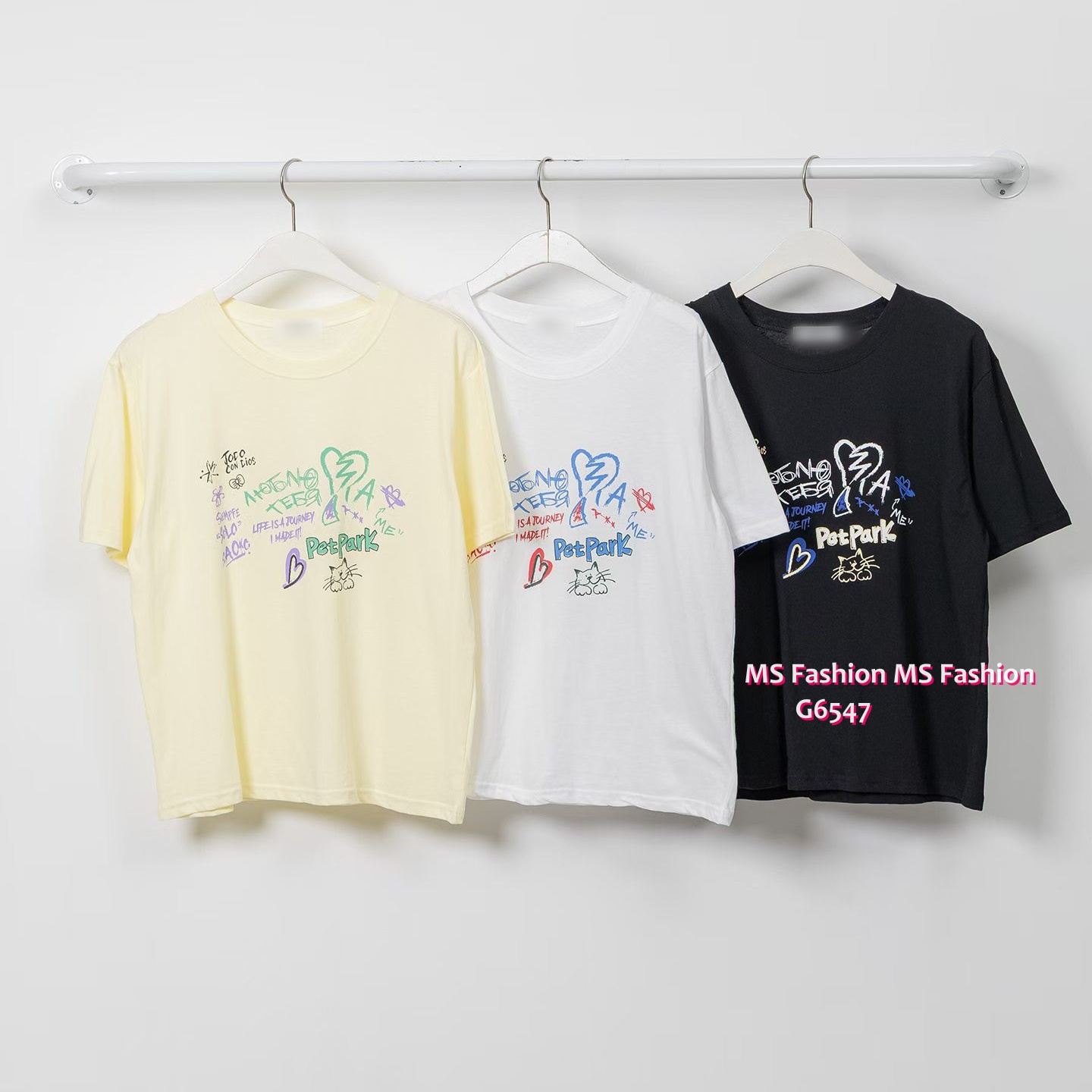 G6547 靚print tee