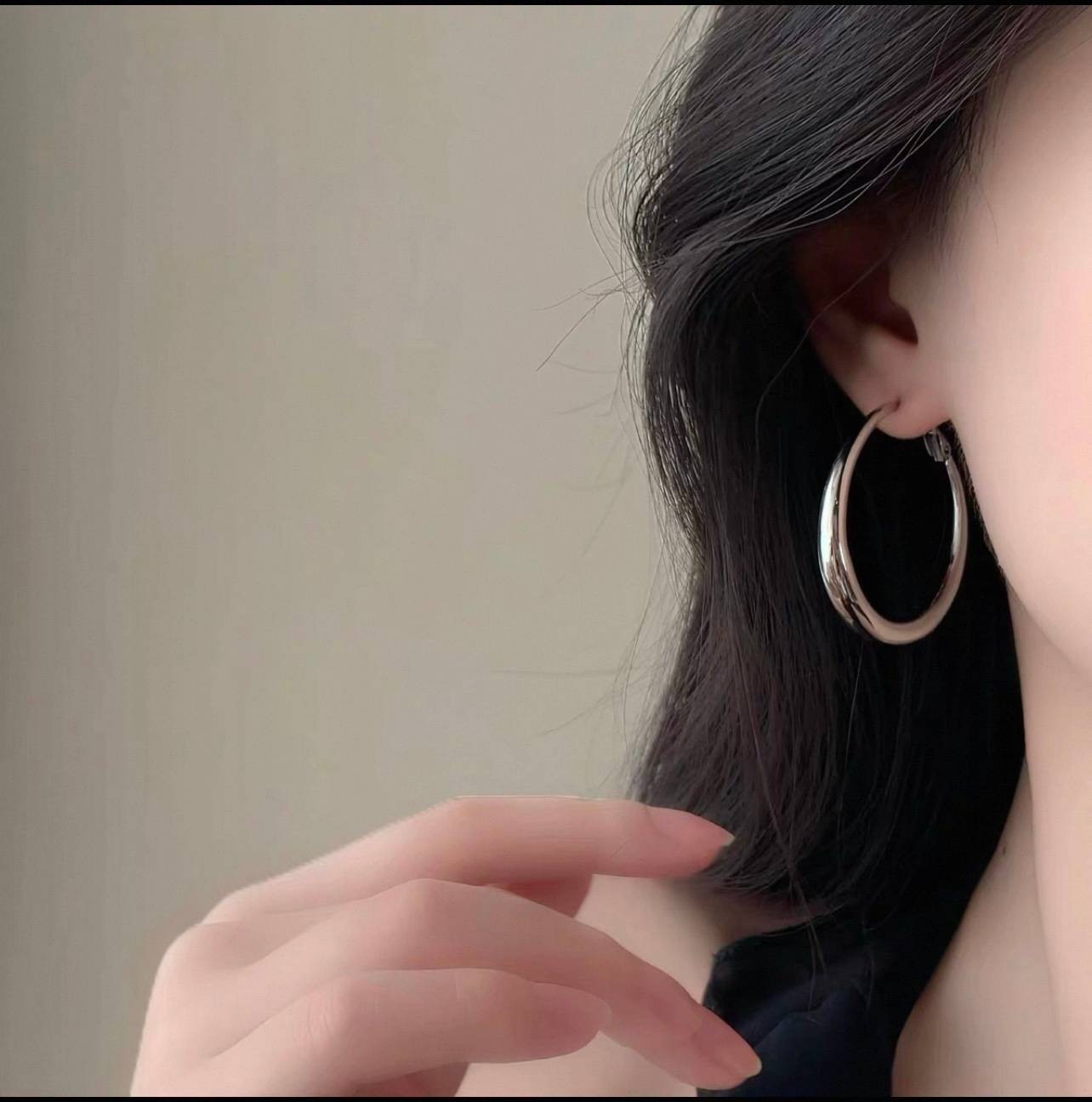 6670 露思同款高级感圈圈耳环