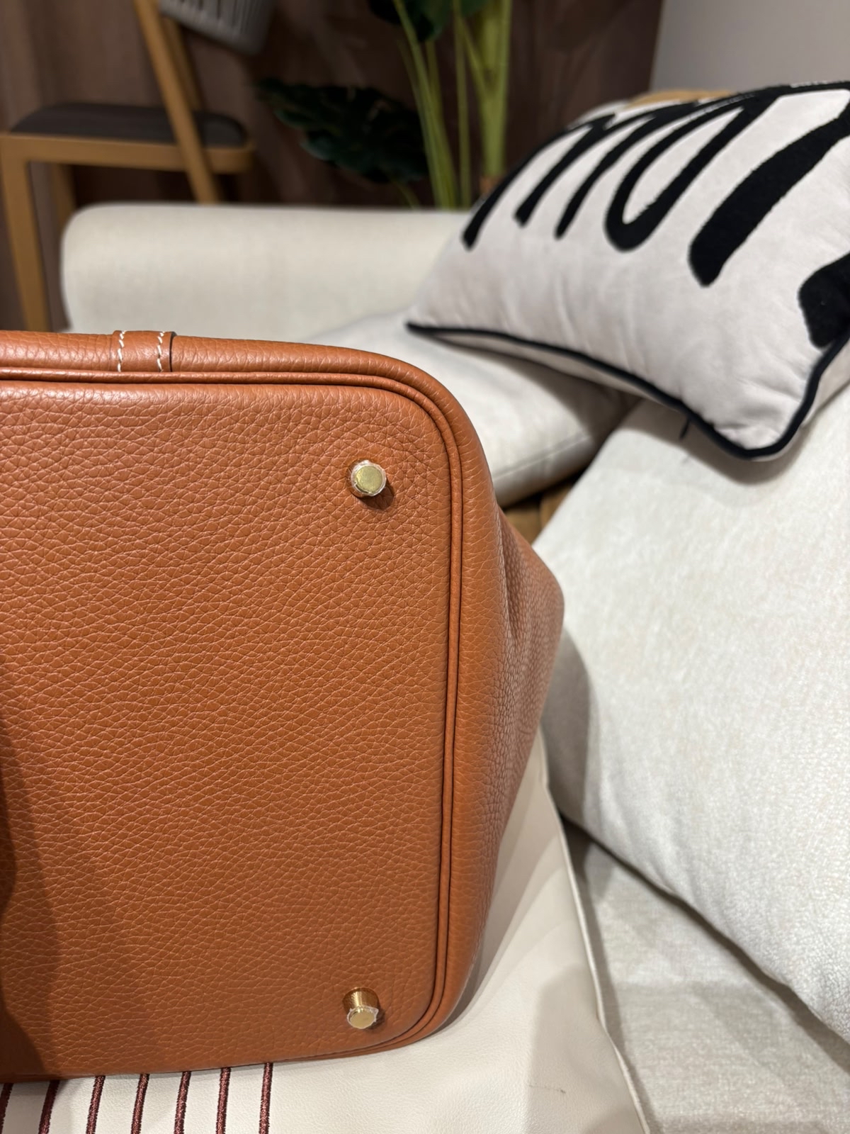 Hermes Picotin 22 Gold/Gold Stamp Z 100%Authentic, 98%New ✅收據副本✅Key Lock✅Dust bag