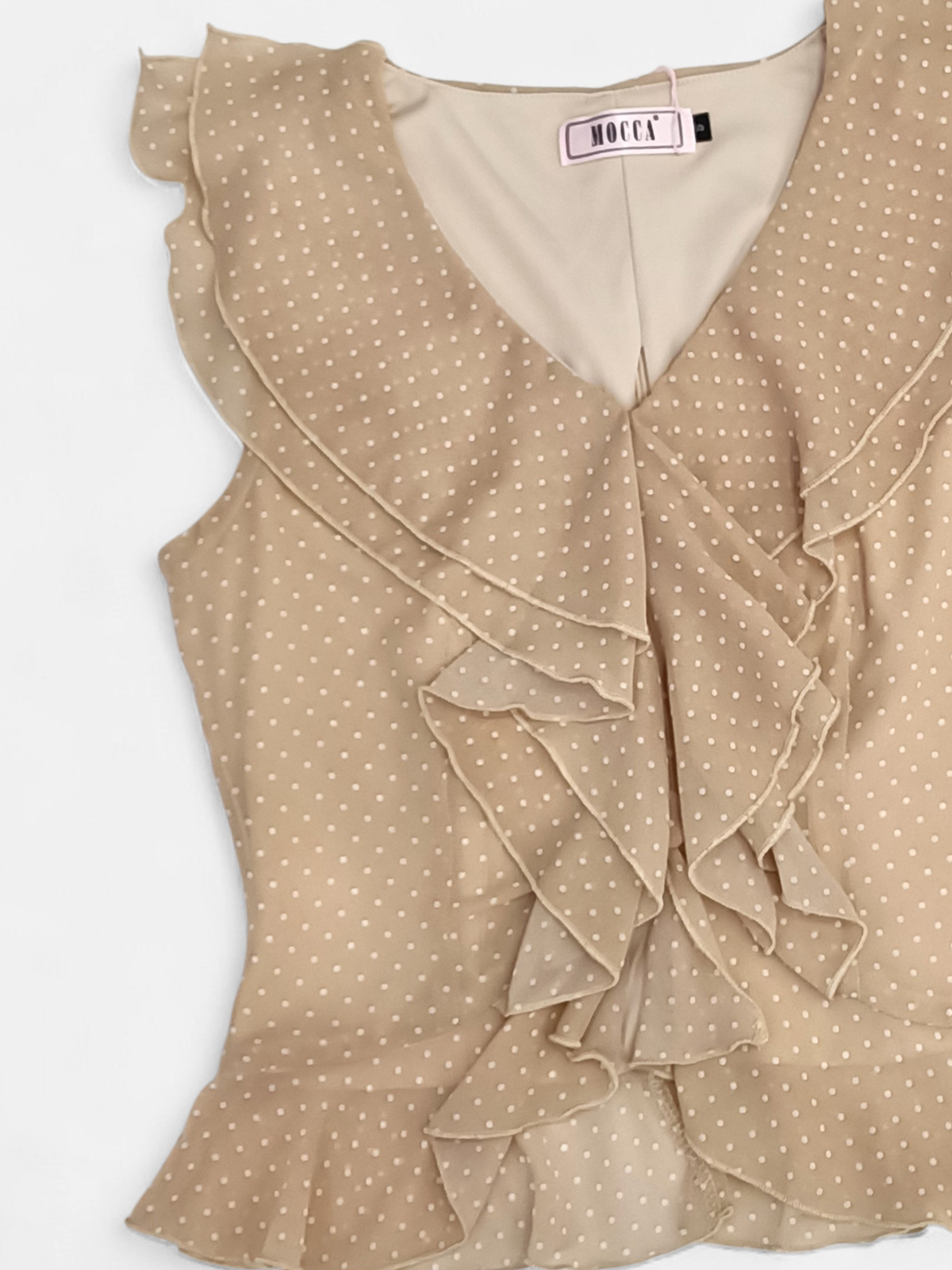 Roselle Ruffle Chiffon Top M161