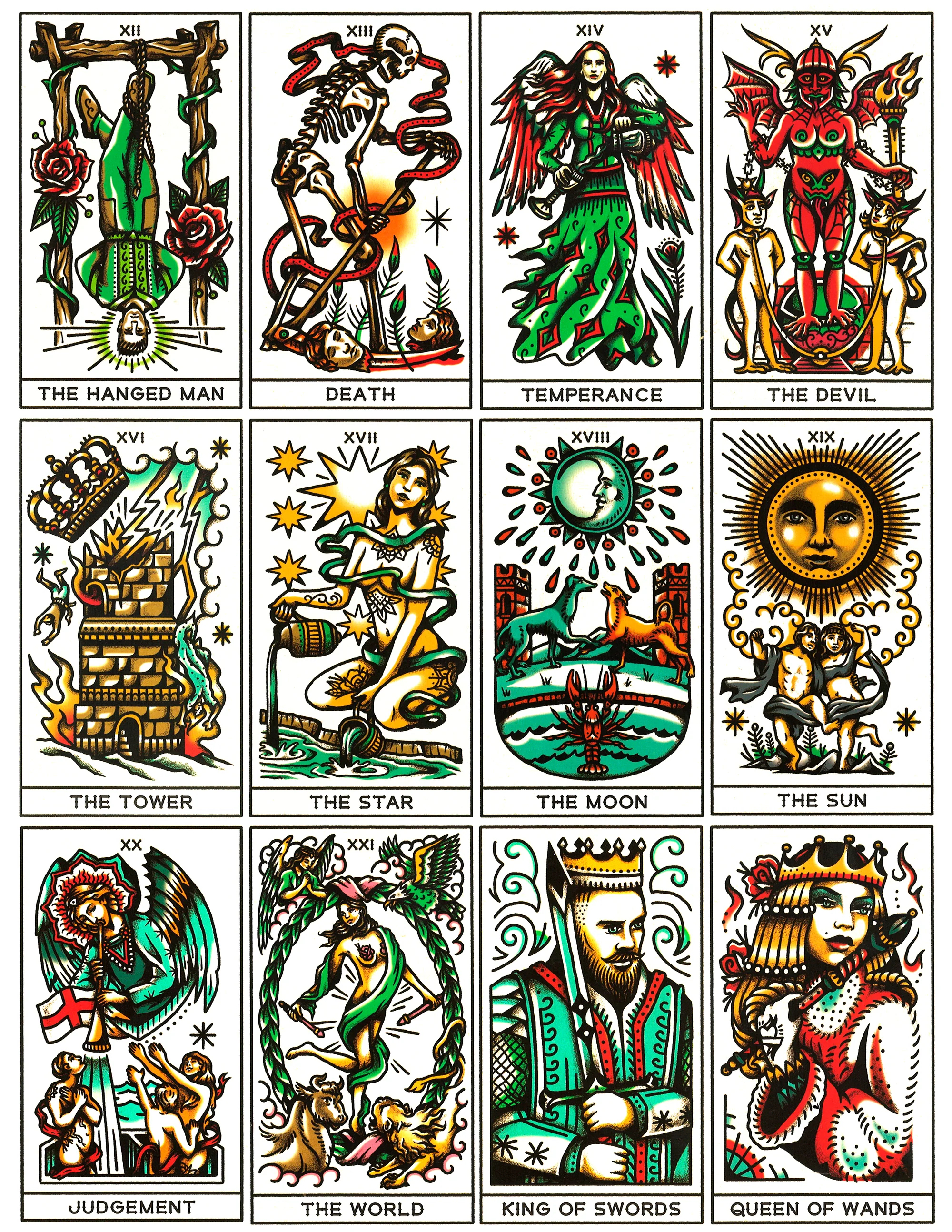 Tattoo Tarot: Ink & Intuition 美式刺青塔羅牌（英文牌）