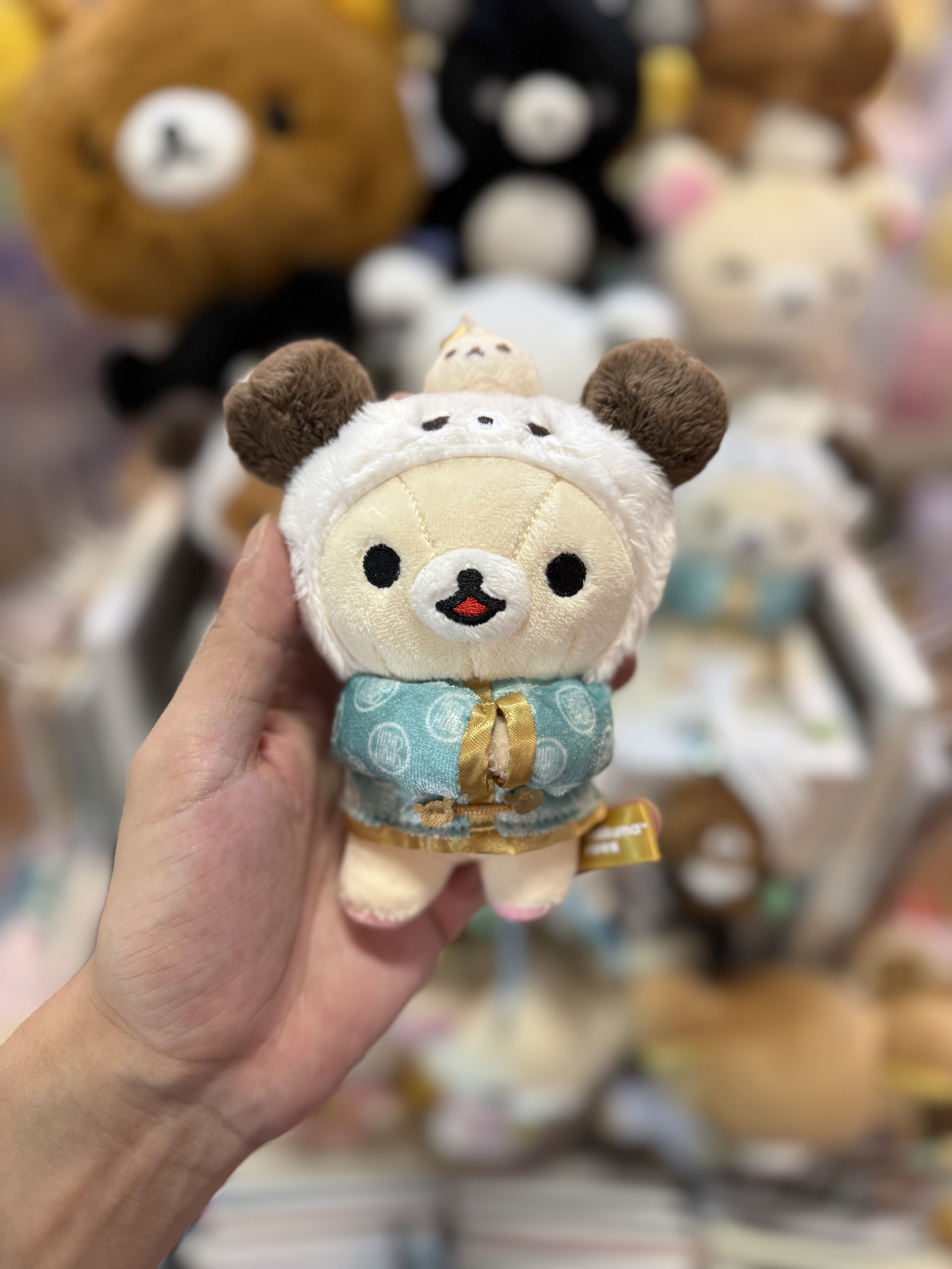 《現貨》全新日本Rilakkuma神戶/橫濱專店限定中華造型掛飾