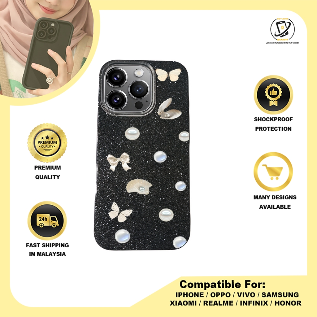 BLING CASE PHONE FOR IPHONE - DESIGN BUTTERFLY E