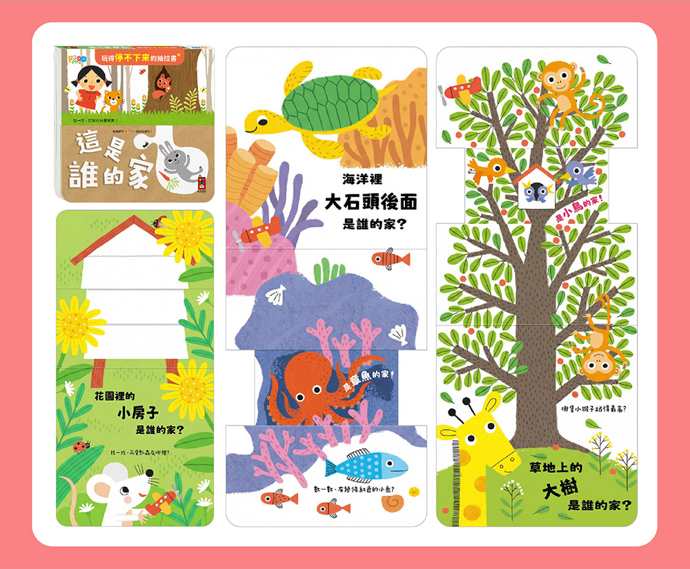 🔸預購貨品🔸玩得停不下來的抽拉書-這是誰的家