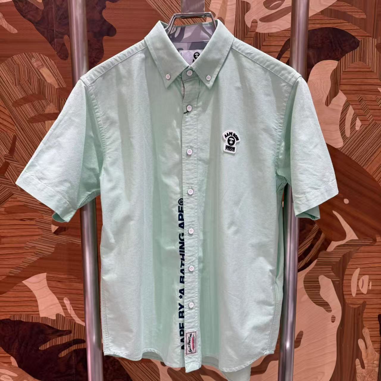 AAPE AAPENOW moonface short sleeve shirt (8566)