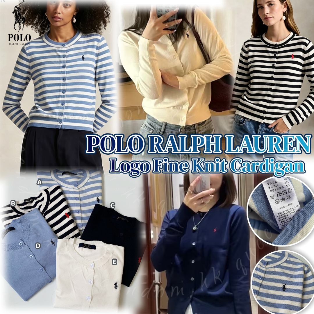 Polo Ralph Lauren Logo Fine Knit Cardigan  針織開襟冷衫