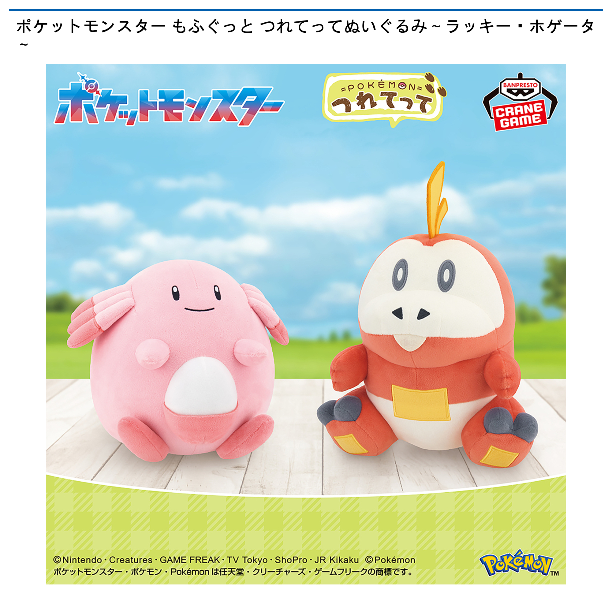 『現貨』Pokemon 毛絨公仔（吉利蛋）