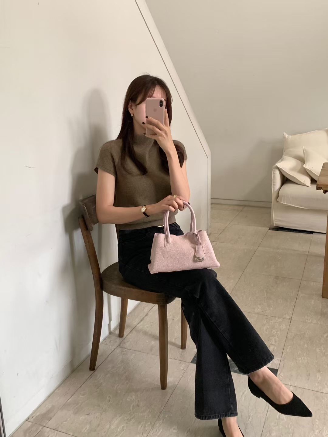 DM03_05  長柄橫Tote (4色)