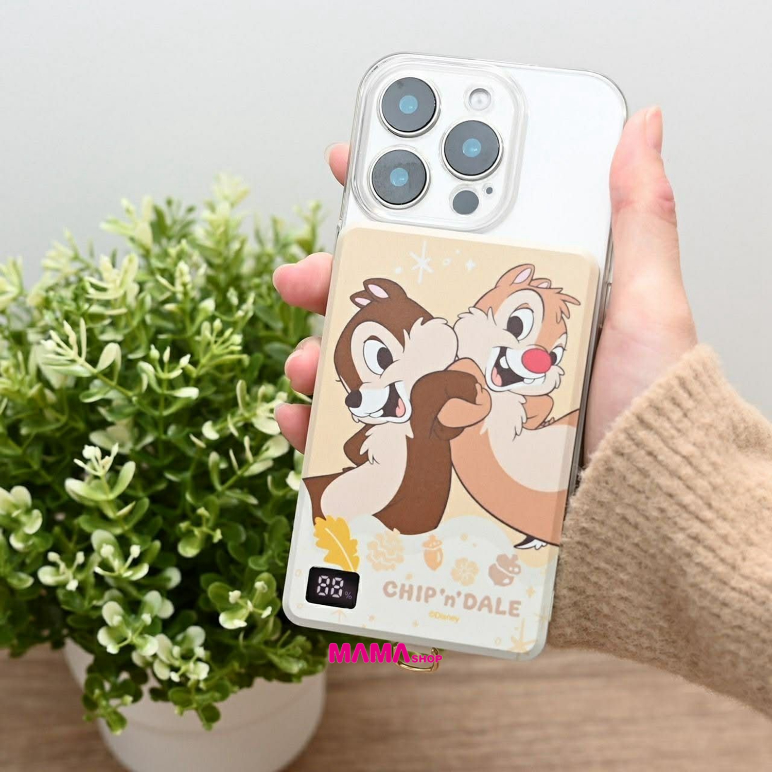 台灣直送 Chip & Dale 鋼牙與大鼻固態磁吸式行動電源--香港限定版