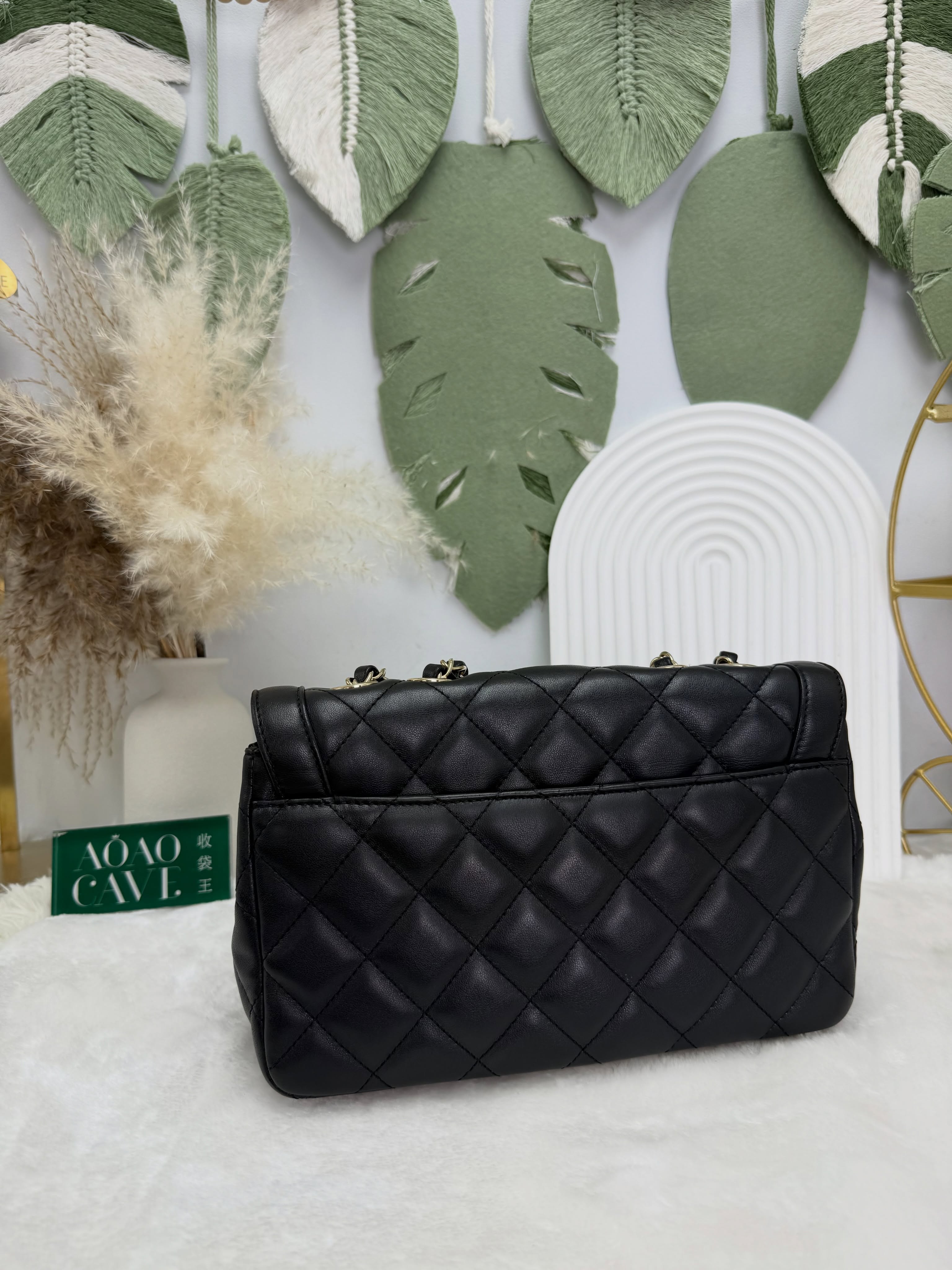 Chanel👜 PRE OWNED 🛍️Coco Curve Flap Bag 晶片款 有塵袋有單🖤
